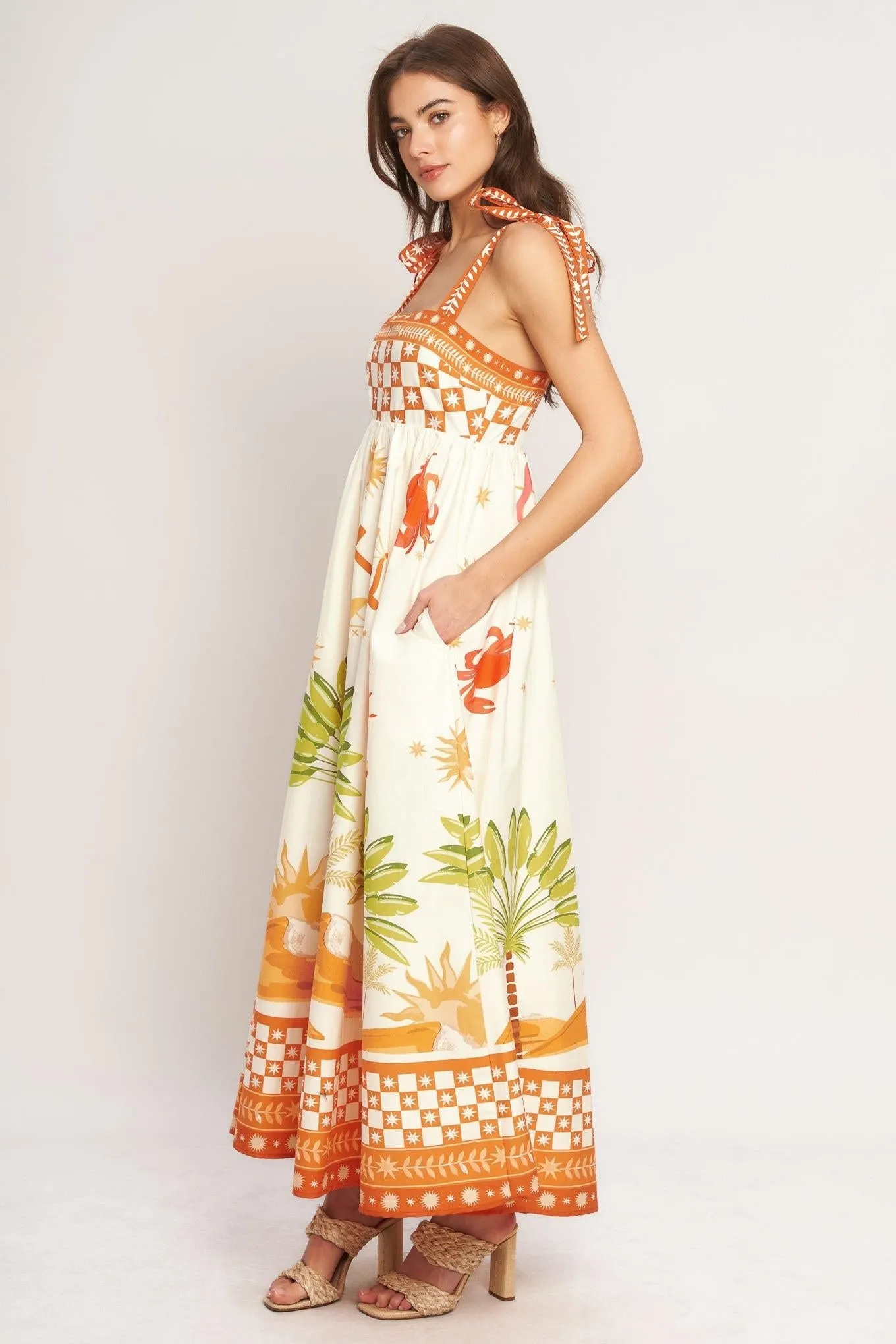 Palm Coast Dream Woven Maxi Dress sold by Zulily product image thumbnail 5