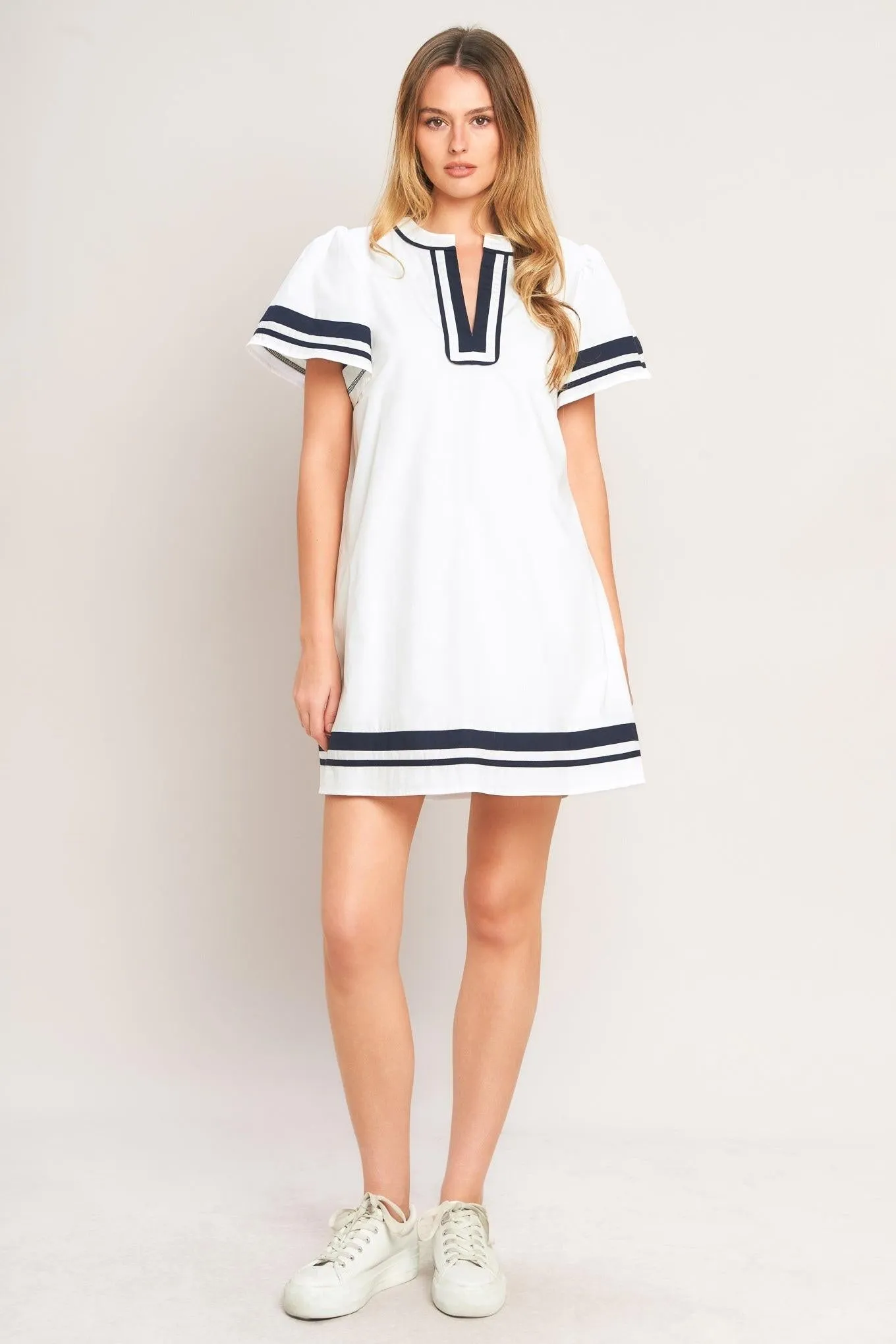 Weekend in the Hamptons Woven Mini Dress sold by Zulily