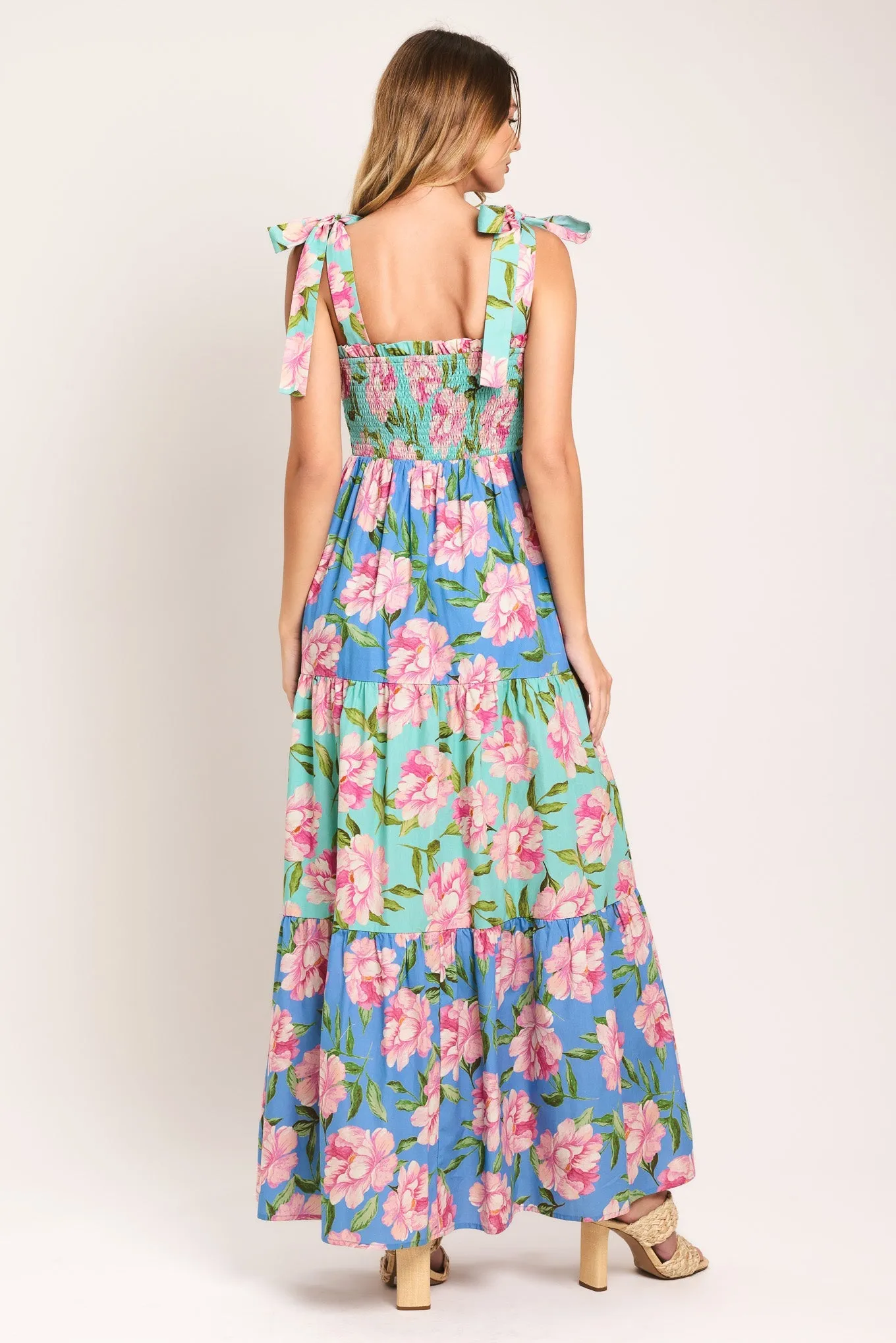 Pastel Glow Woven Maxi Dress sold by Zulily product image thumbnail 5