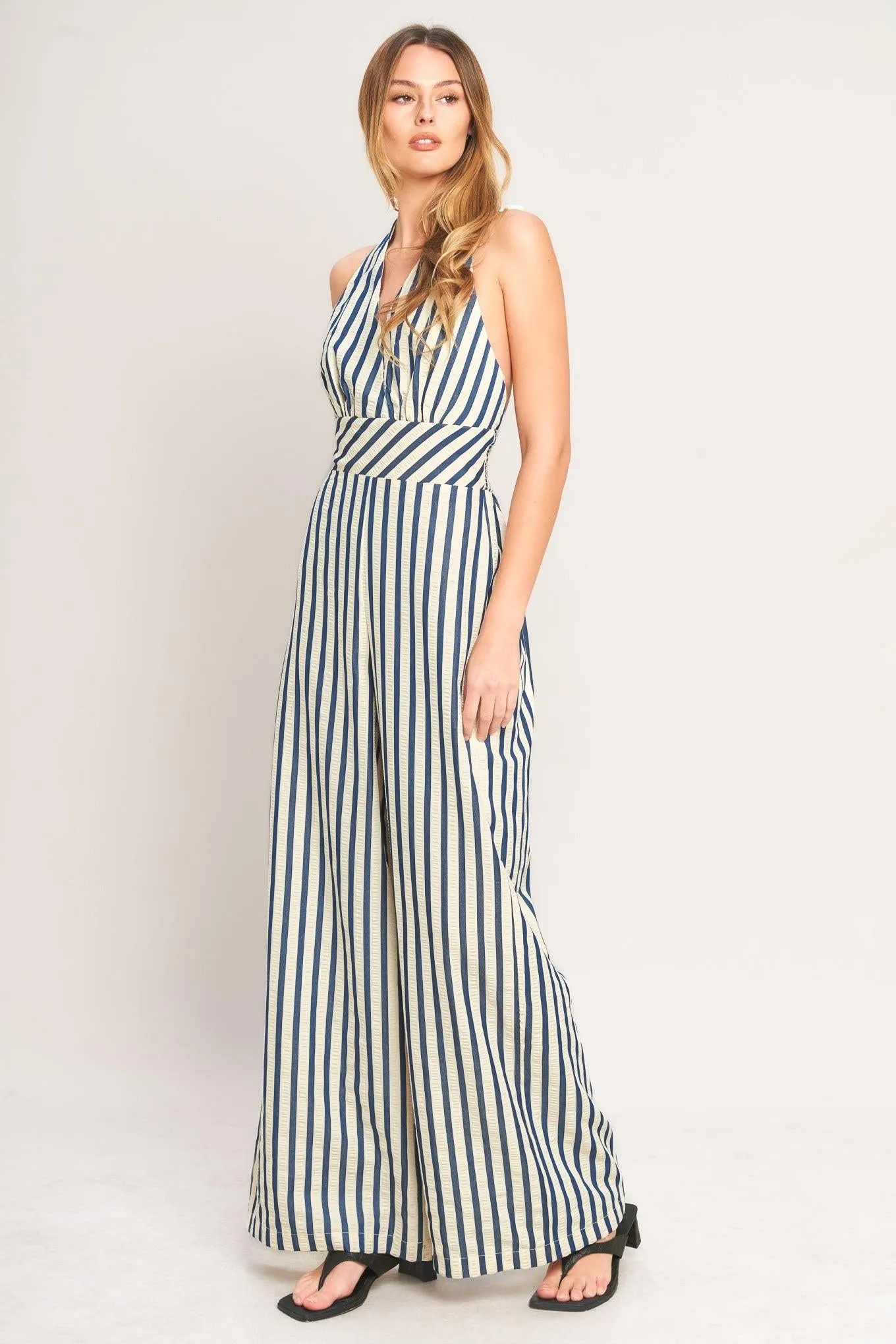 Nautical Breeze Stripe Woven Jumpsuit sold by Zulily product image thumbnail 4
