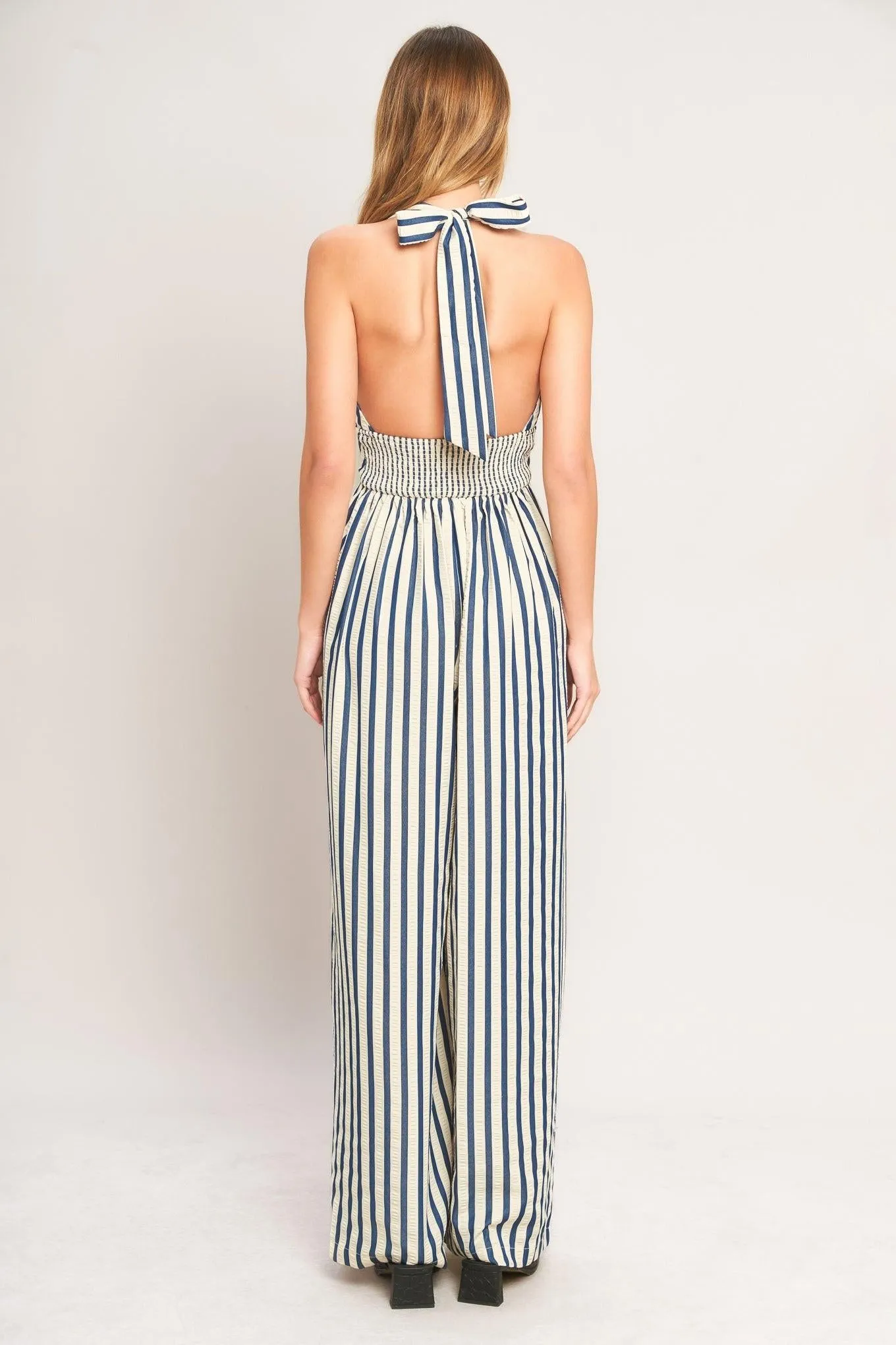 Nautical Breeze Stripe Woven Jumpsuit sold by Zulily product image thumbnail 2