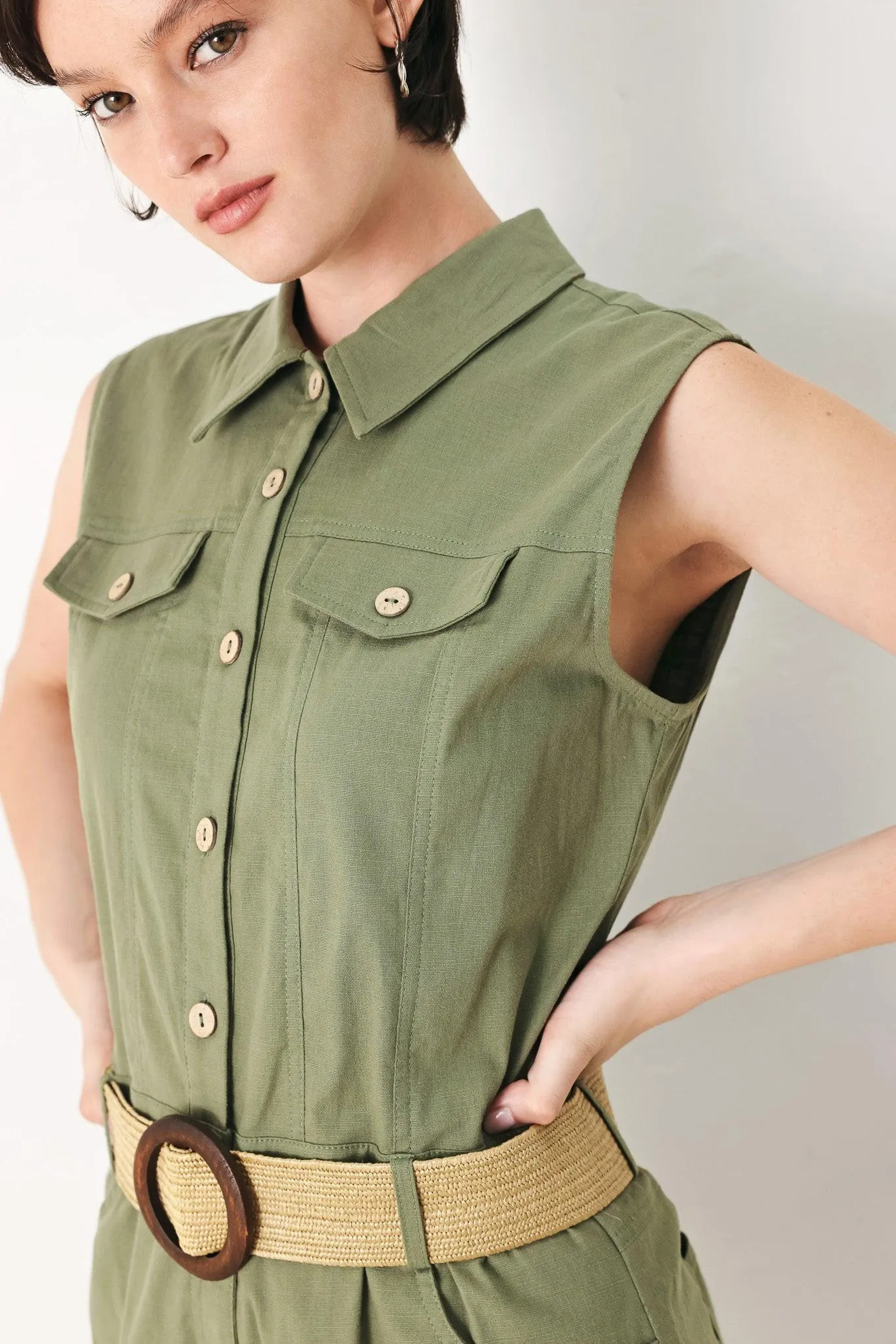 Cutie Explorer Woven Romper sold by Zulily product image thumbnail 5