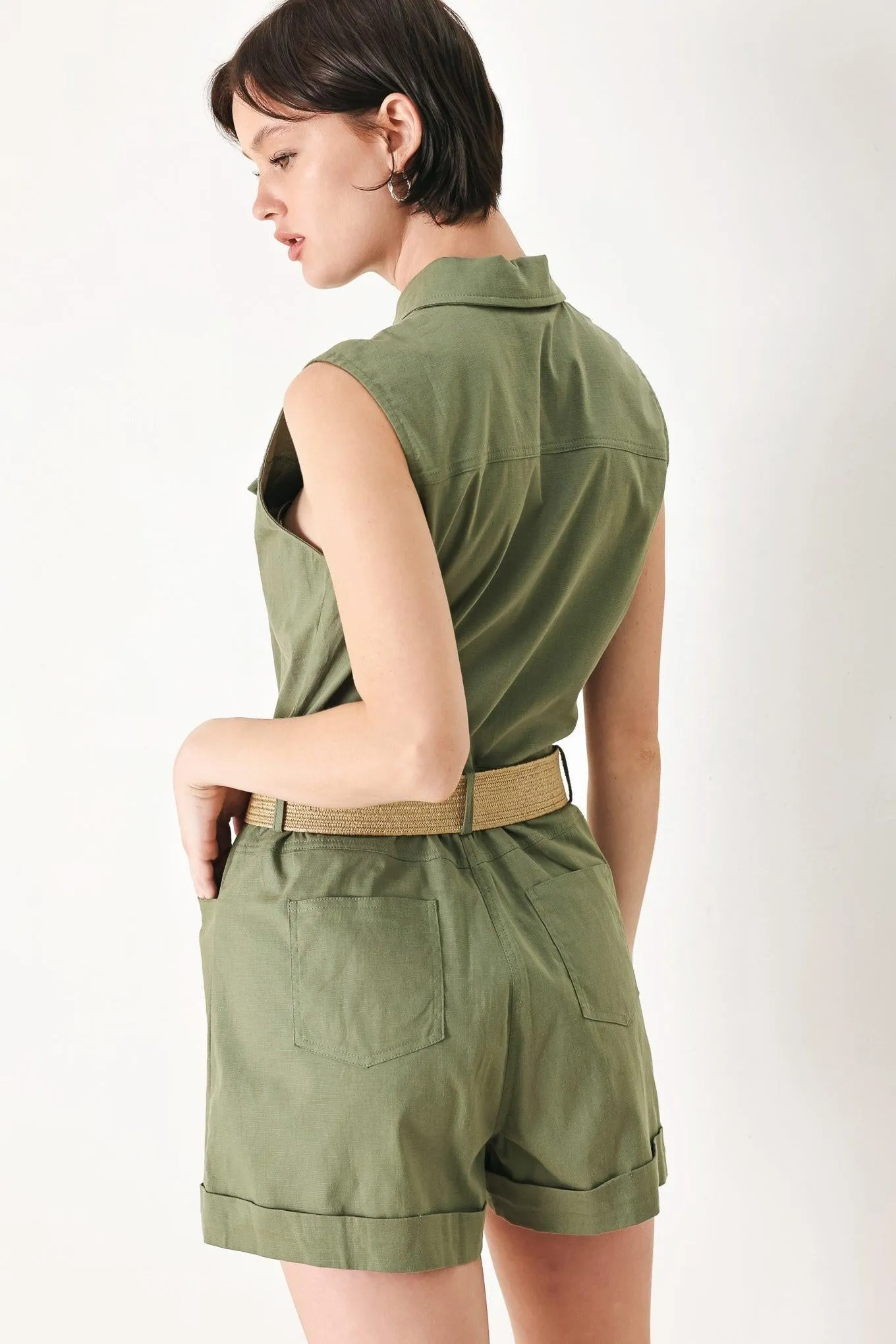 Cutie Explorer Woven Romper sold by Zulily product image thumbnail 2