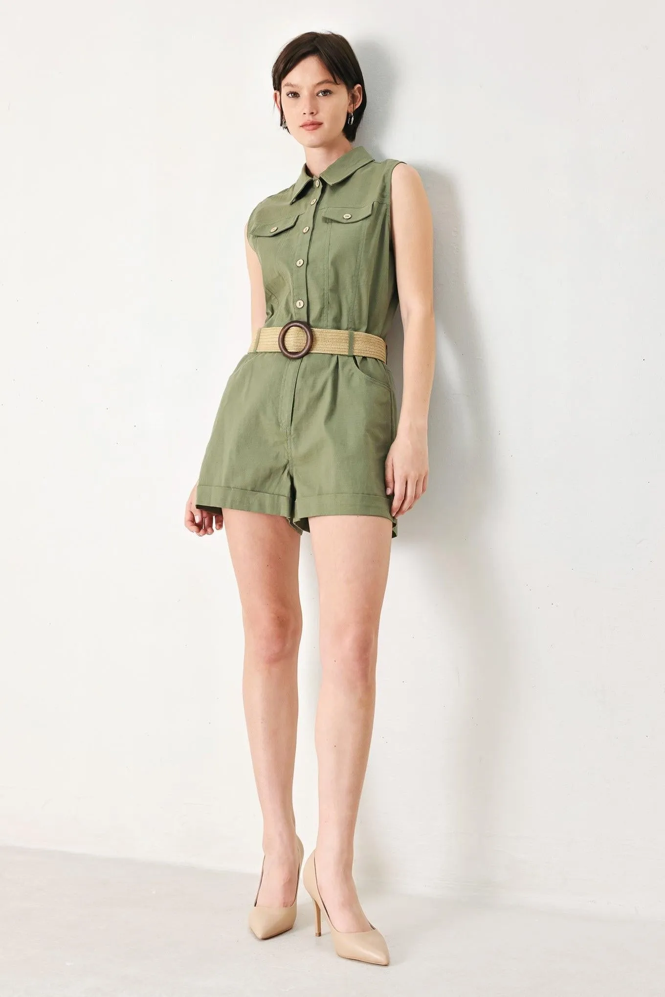 Cutie Explorer Woven Romper sold by Zulily product image thumbnail 4