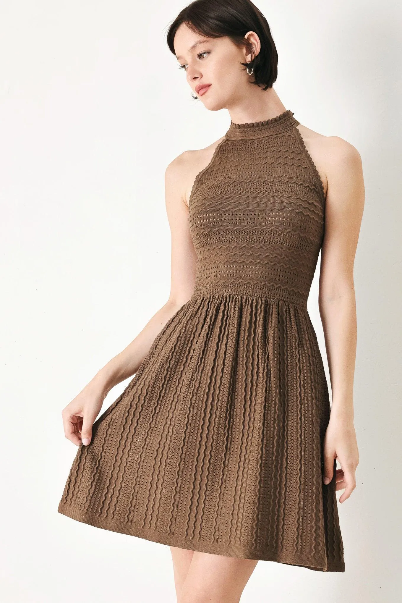 Sweet Latte Sweater Knit Mini Dress sold by Zulily