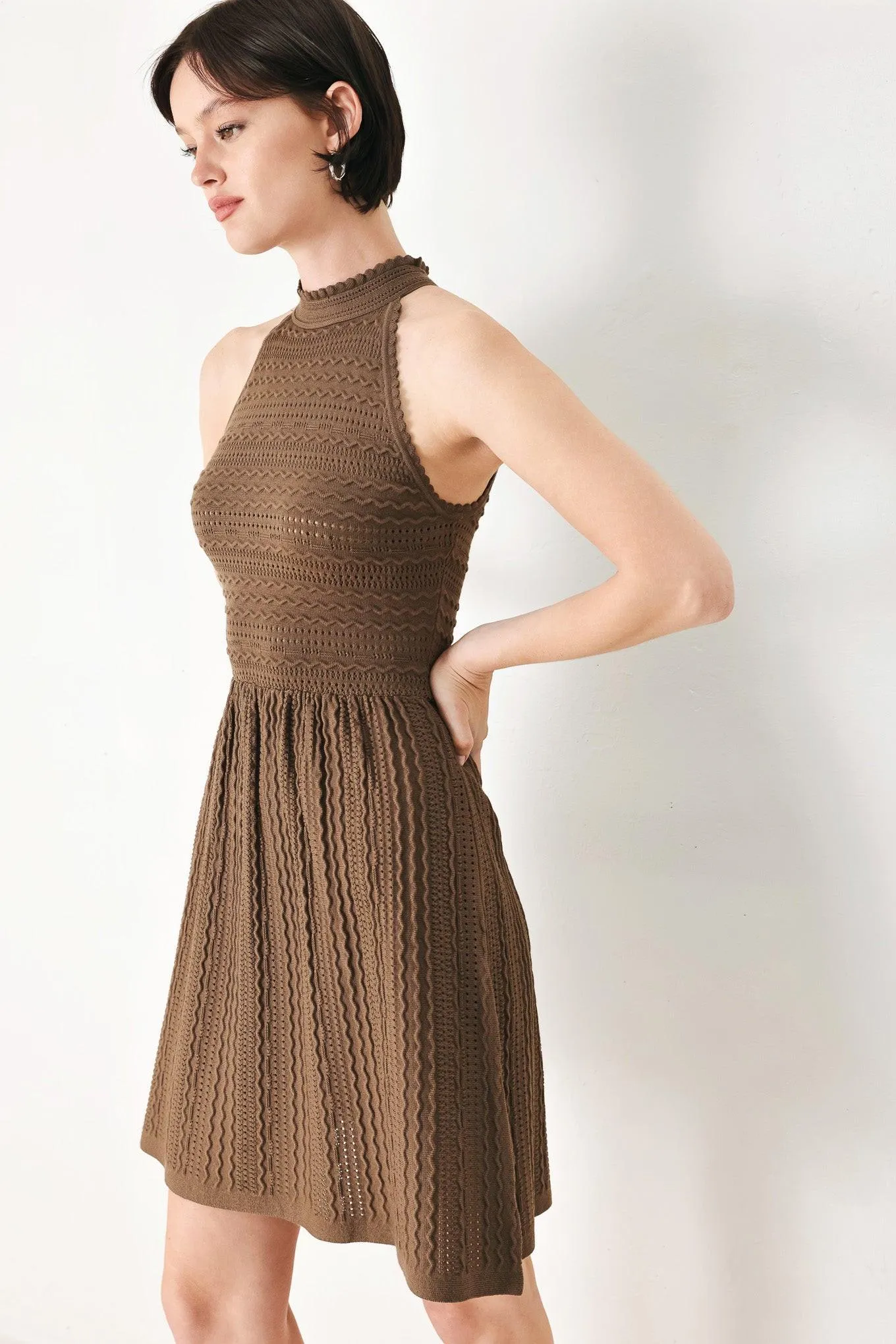 Sweet Latte Sweater Knit Mini Dress sold by Zulily product image thumbnail 5