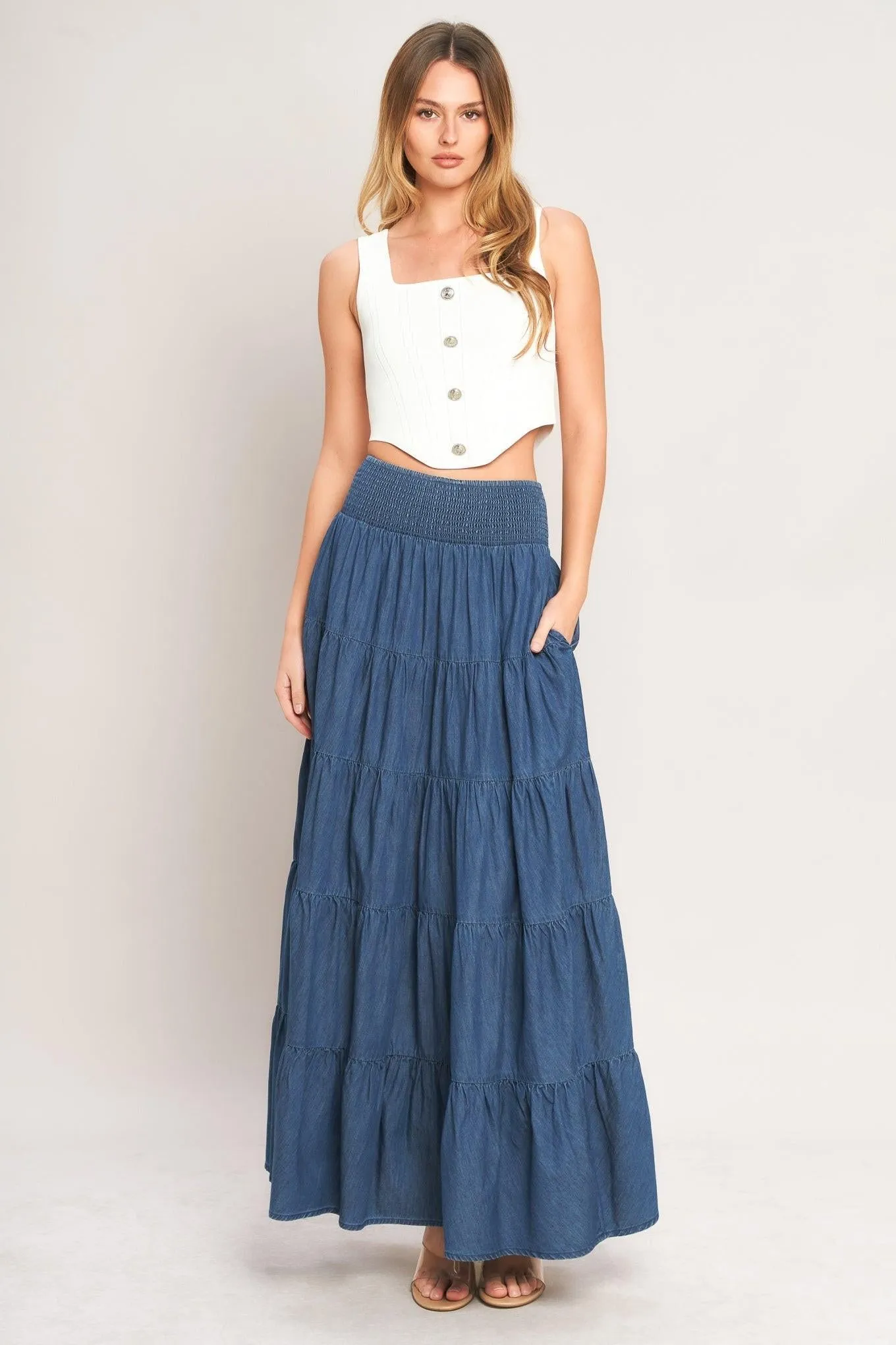 Summer Simplicity Lightweight Maxi Skirt sold by Zulily product image thumbnail 5