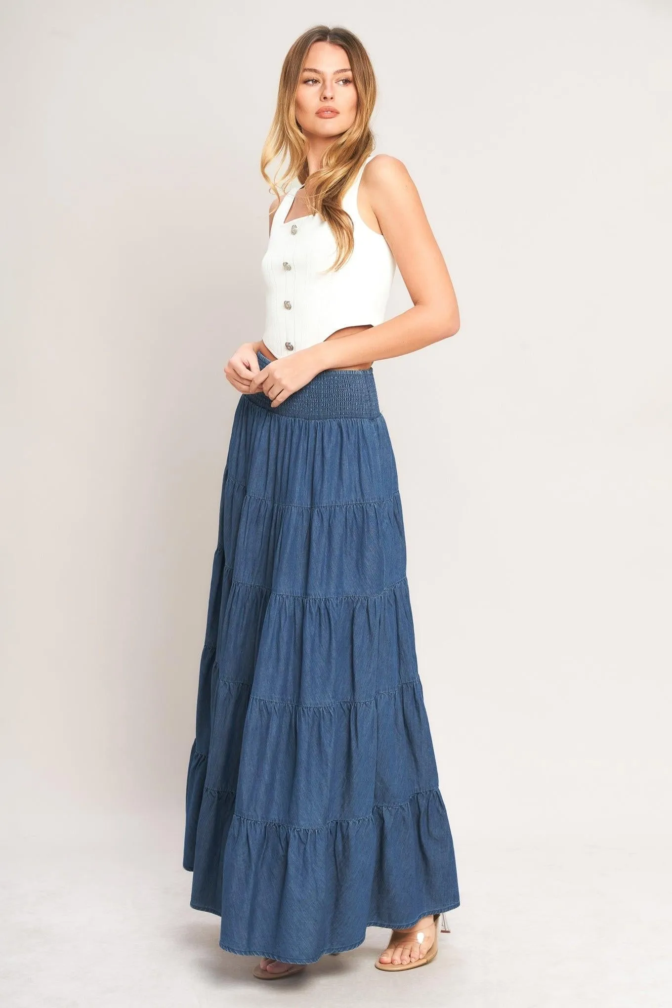 Summer Simplicity Lightweight Maxi Skirt sold by Zulily product image thumbnail 3