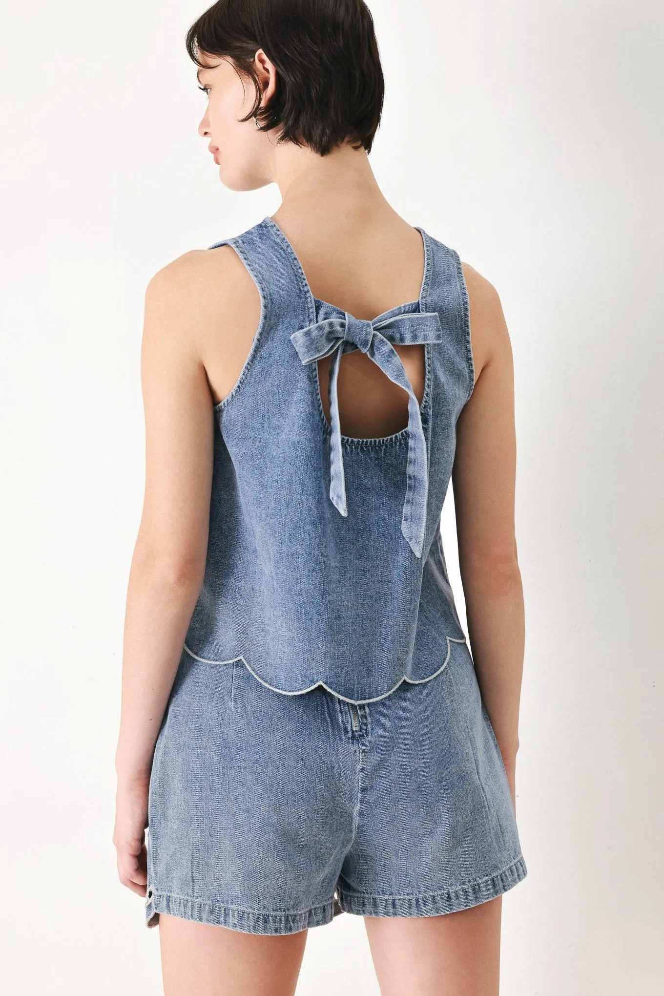 Floral Love Denim Top sold by Zulily product image thumbnail 2