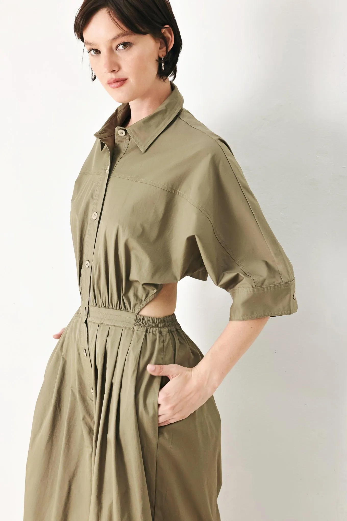 Olive Daydream Woven Jumpsuit sold by Zulily product image thumbnail 3