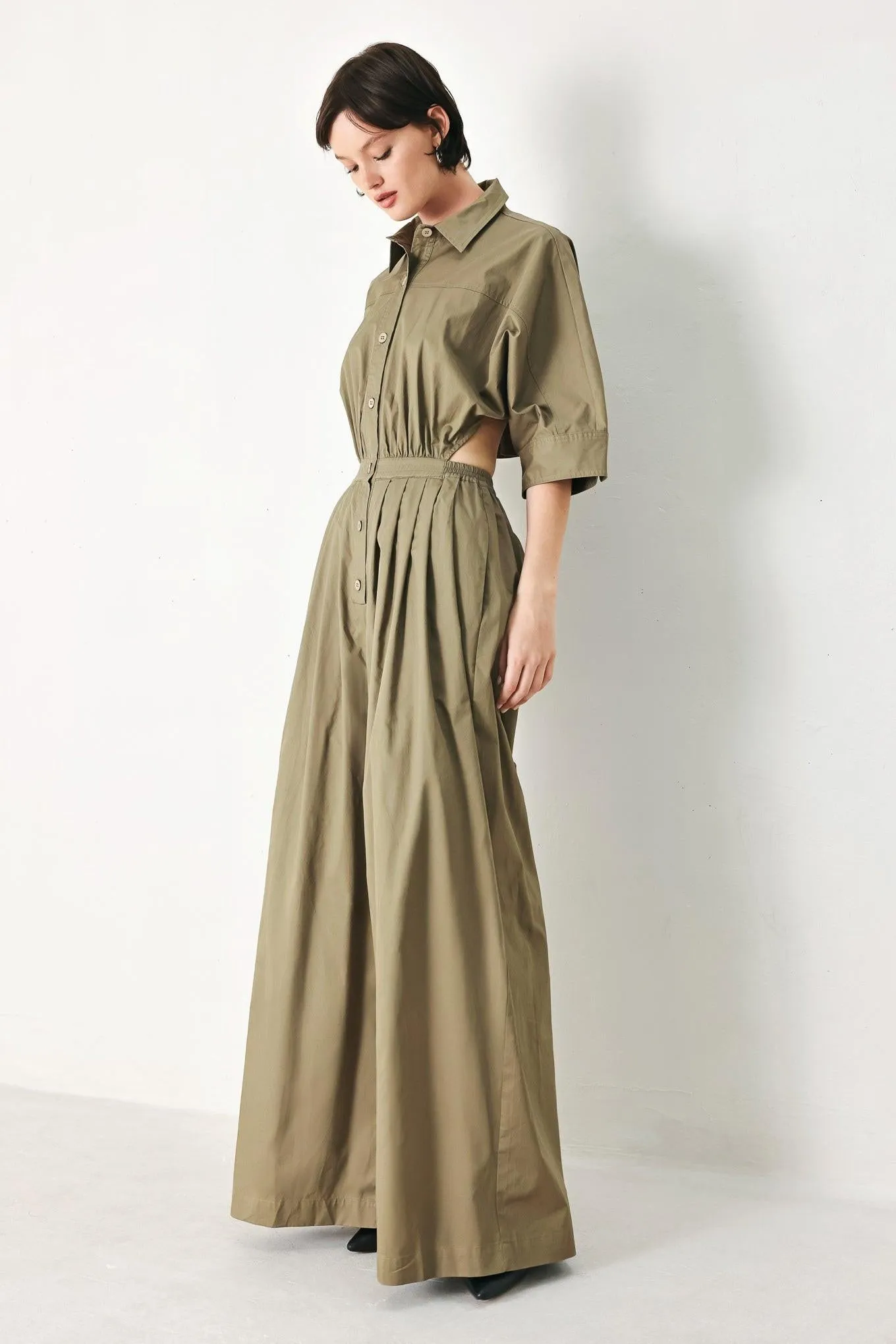 Olive Daydream Woven Jumpsuit sold by Zulily product image thumbnail 4