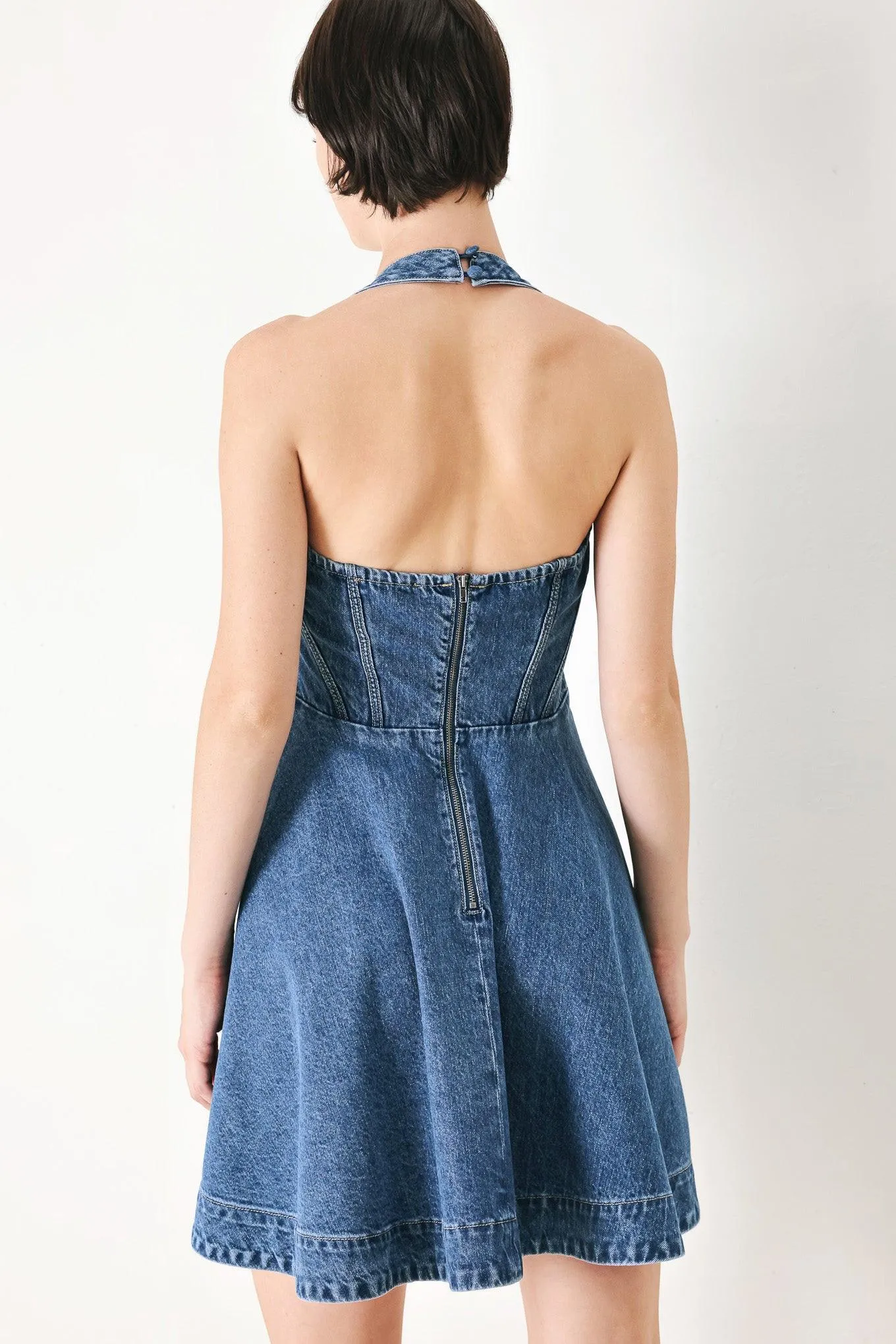 Vintage Shape Denim Mini Dress sold by Zulily product image thumbnail 2