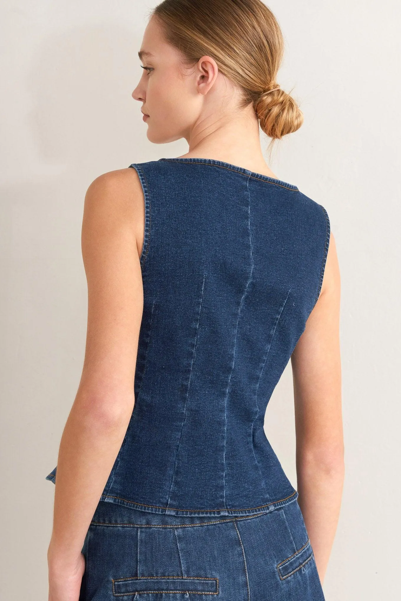 Retro Street Denim Vest sold by Zulily product image thumbnail 2