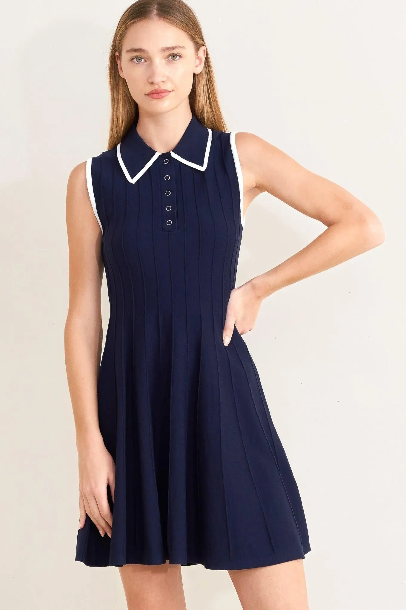 Meet Me in Paris Sweater Knit Mini Dress sold by Zulily product image thumbnail 4