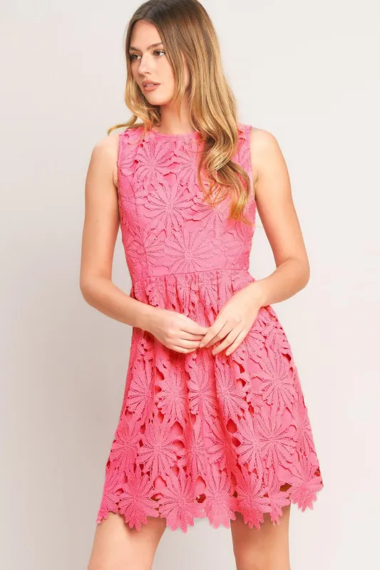 Rose Petal Charm Mini Dress made by Flying Tomato