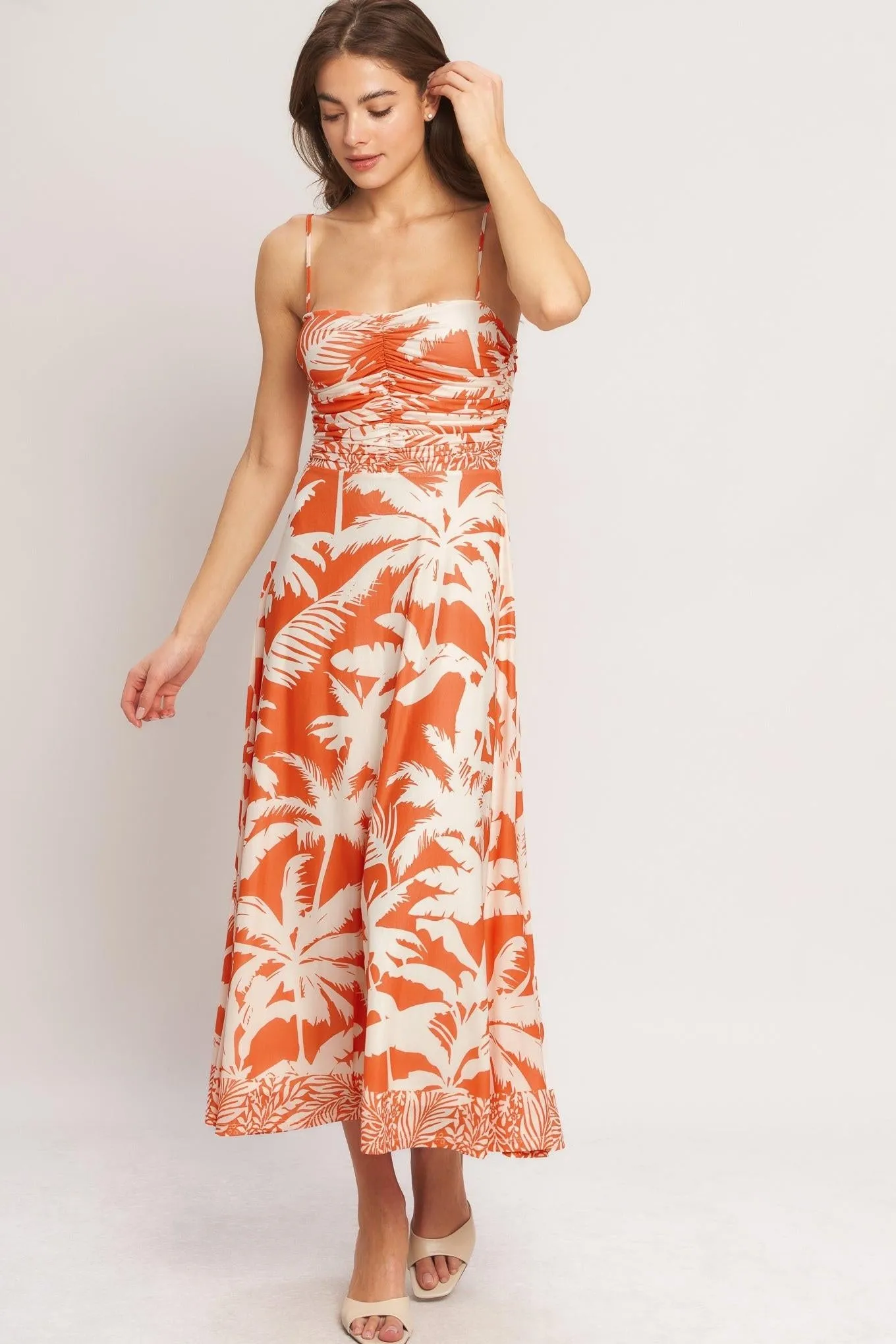 Heatwave Resort Power Mesh Midi Dress sold by Zulily