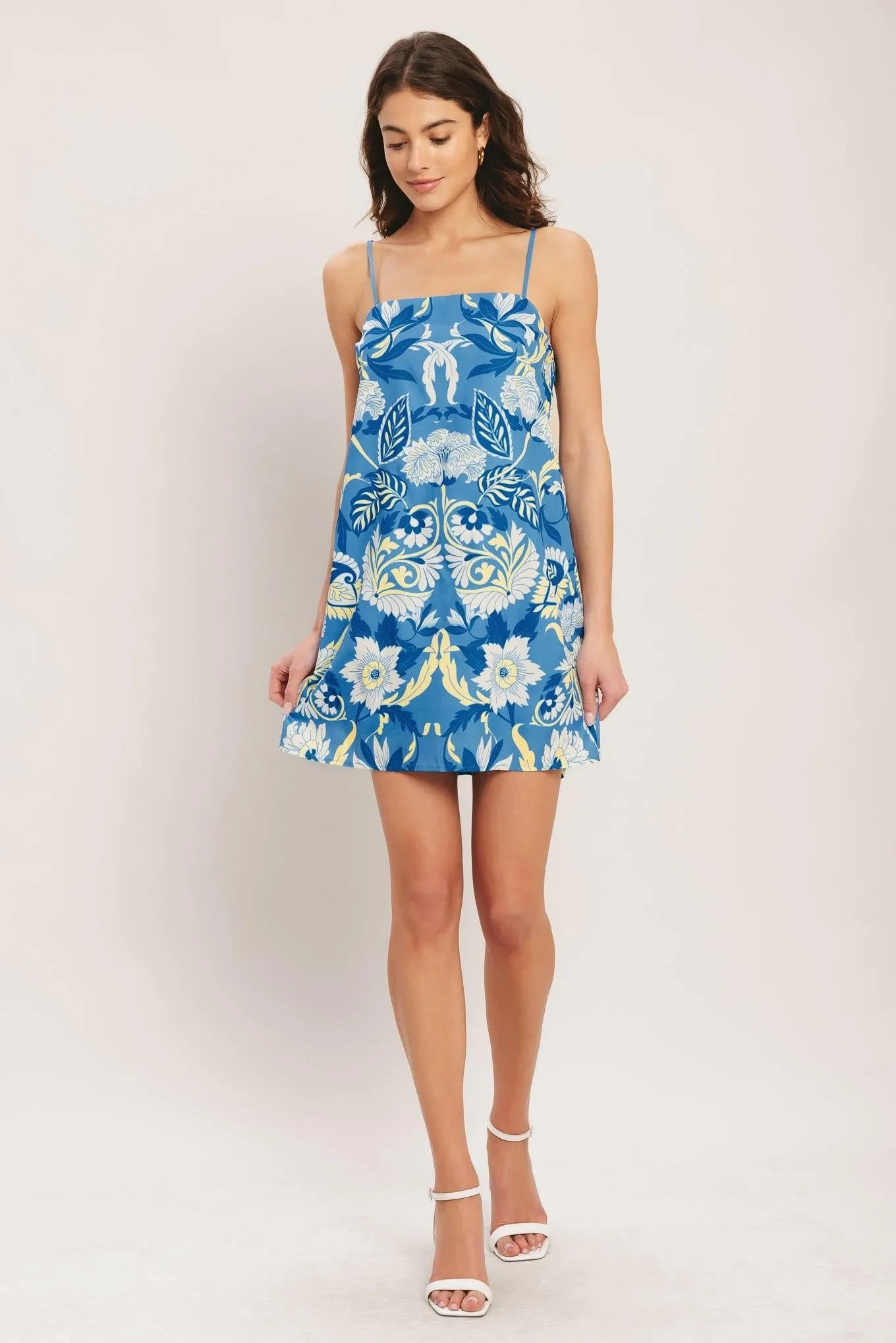 Santorini Sky Woven Mini Shift Dress sold by Zulily product image thumbnail 4