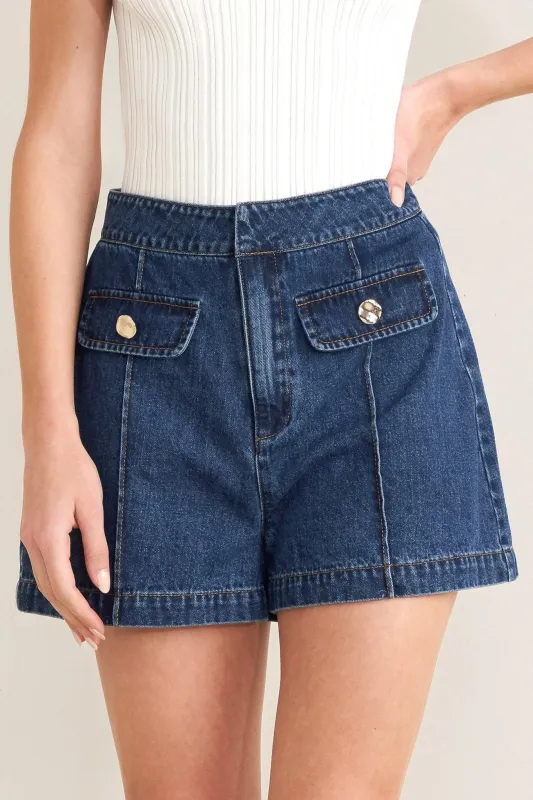 Forever Stylish Denim Shorts made by Flying Tomato
