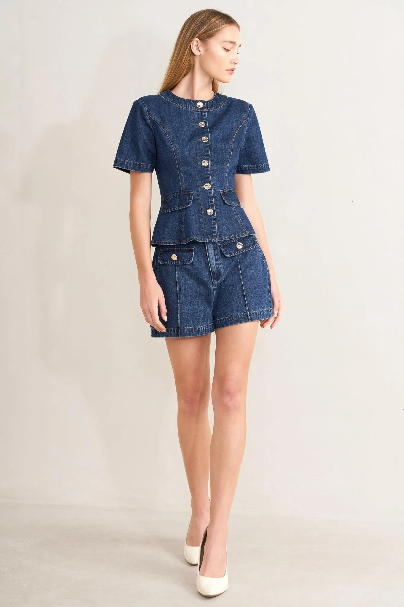 Forever Stylish Denim Shorts sold by Zulily product image thumbnail 5