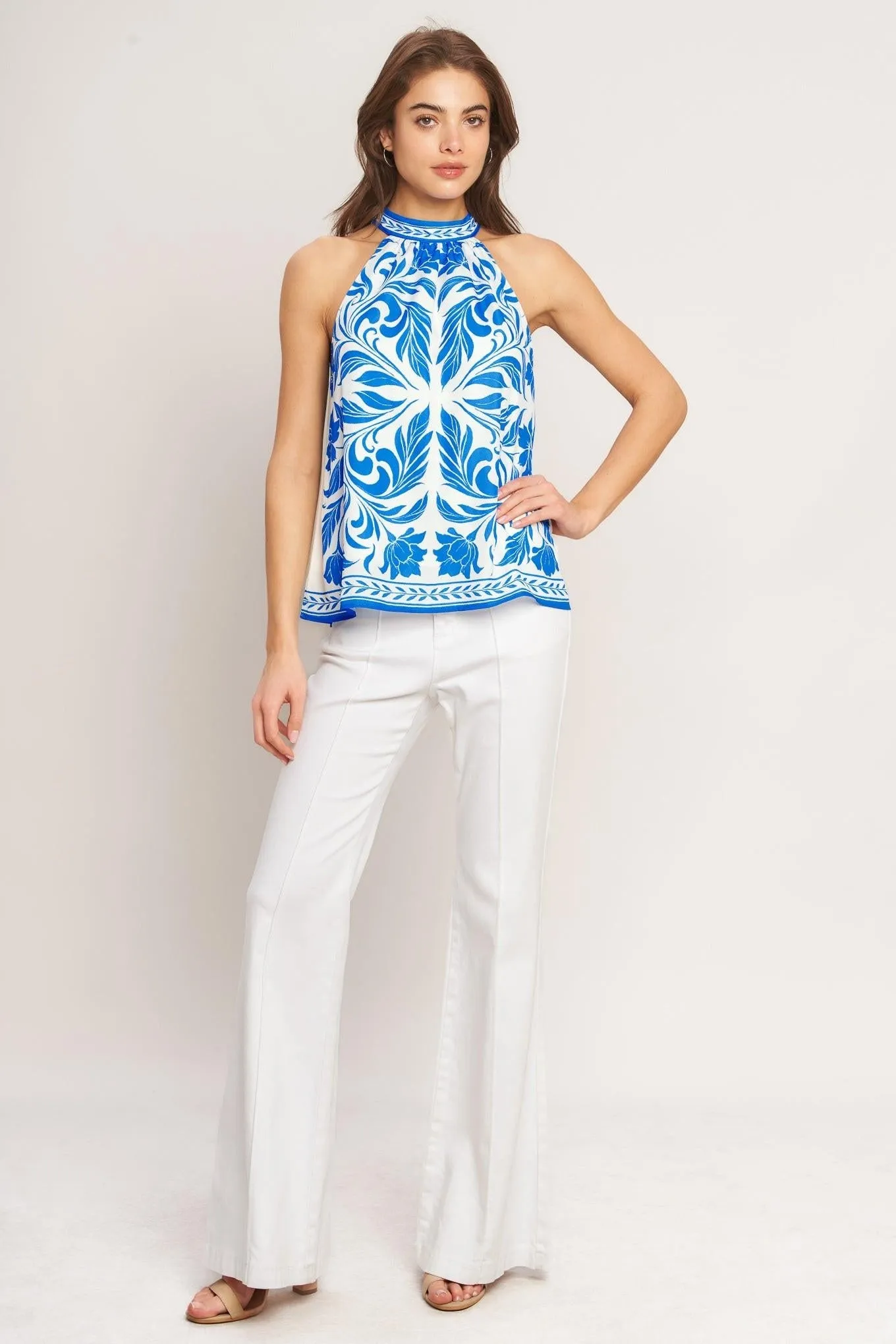 Coastal Charm Halter Woven Top sold by Zulily product image thumbnail 3
