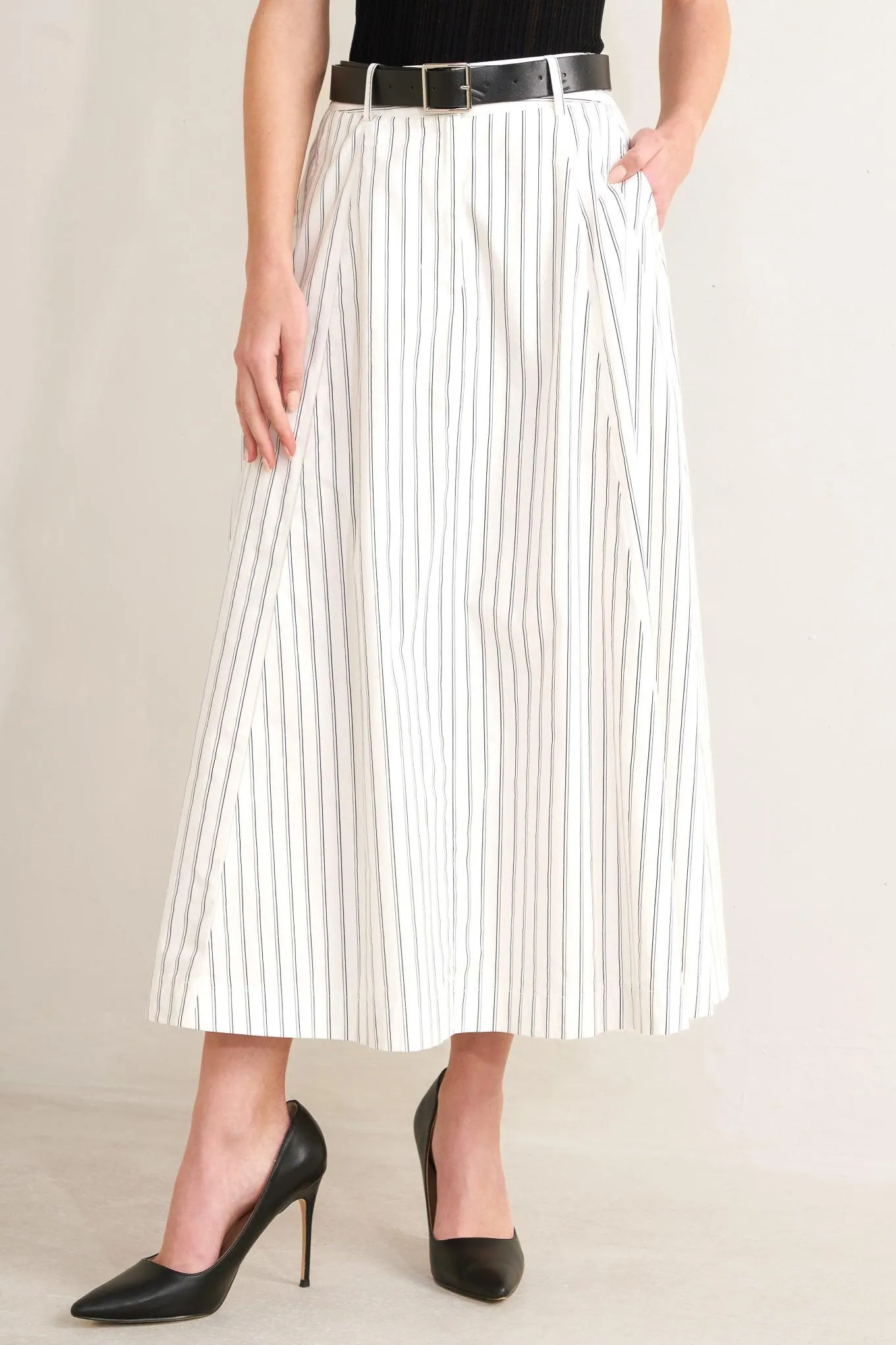 Uptown Stripe Woven Mdi Circle Skirt sold by Zulily product image thumbnail 5