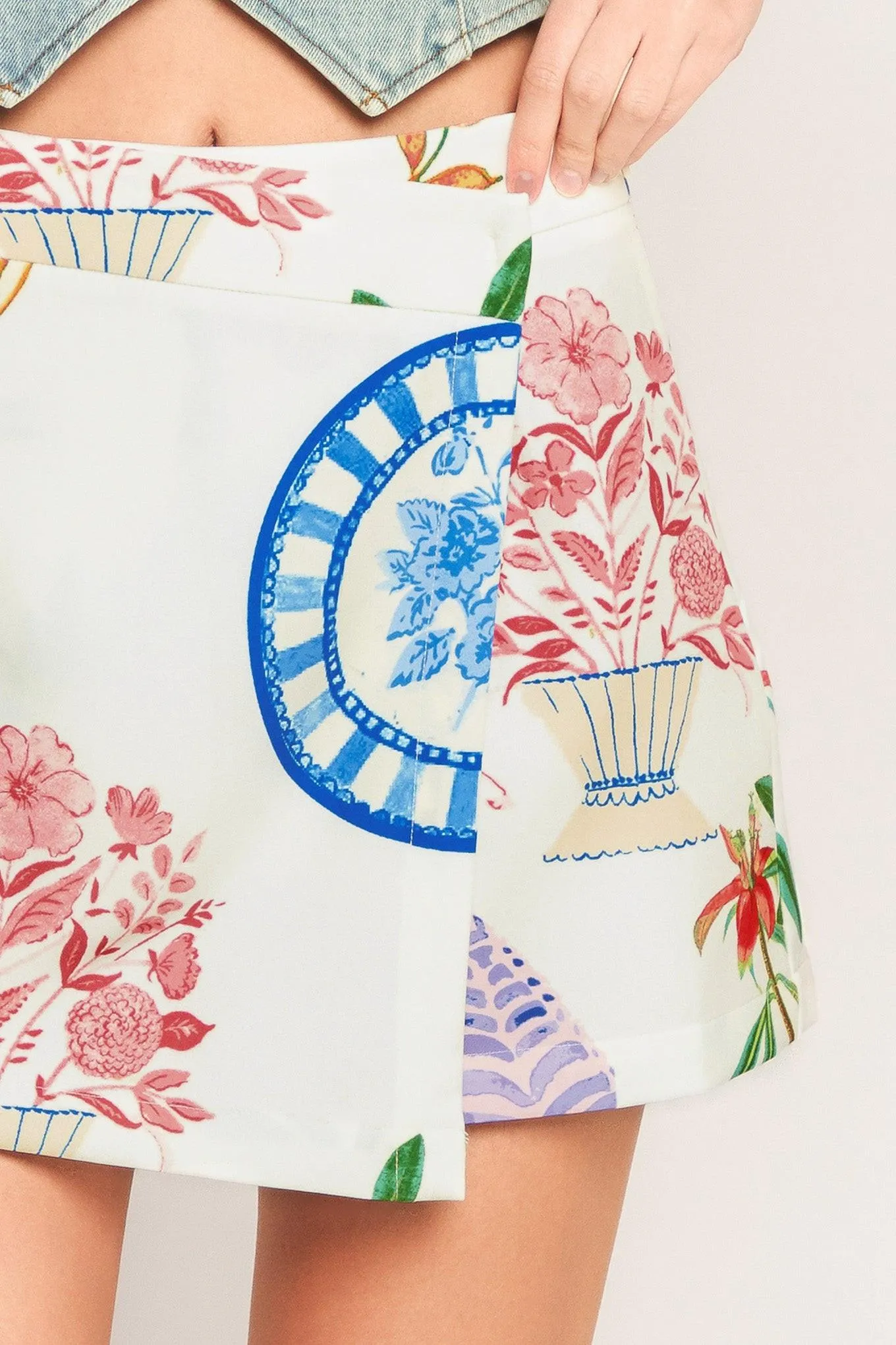 Summer Porcelain Woven Skort sold by Zulily product image thumbnail 5