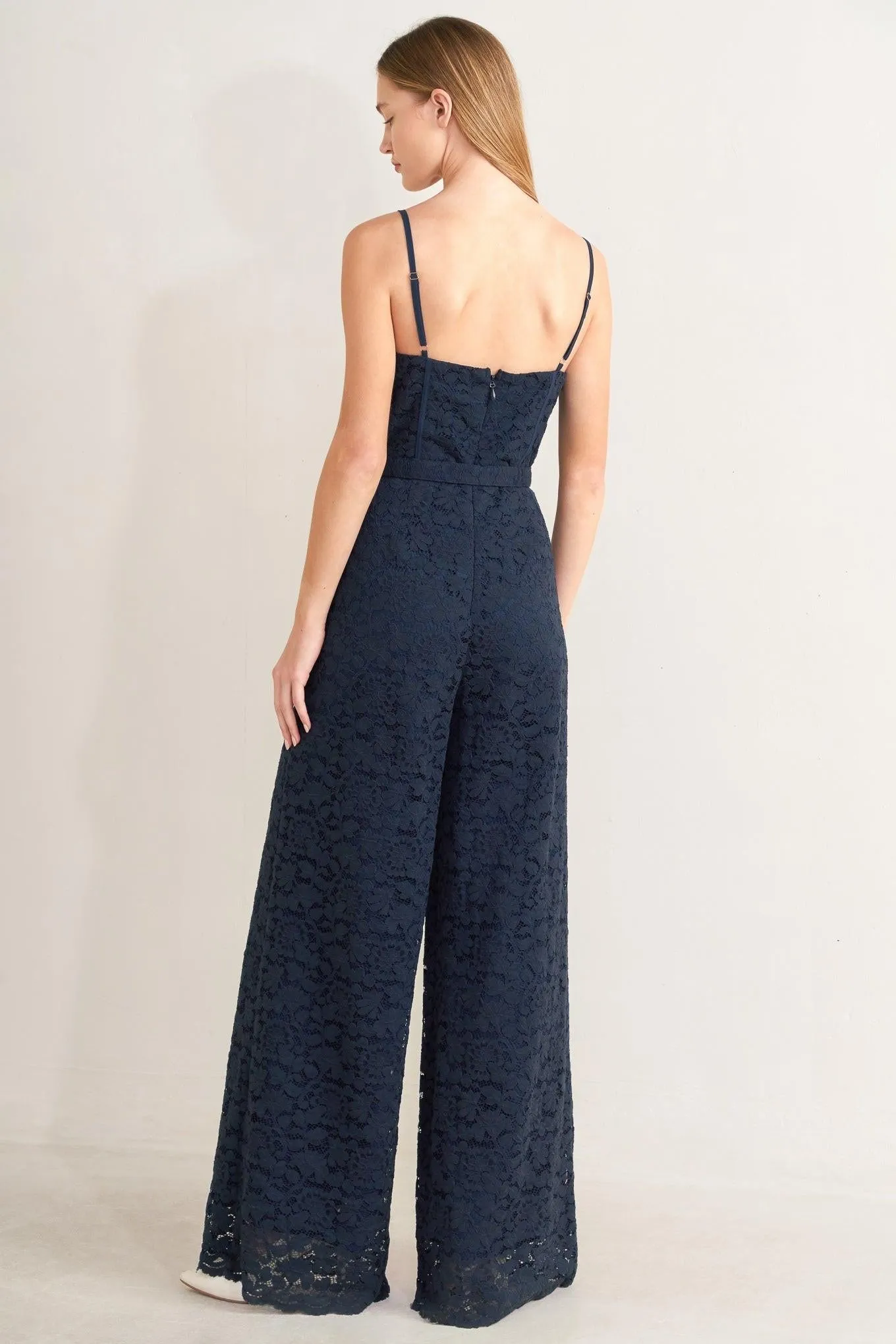 Evening Muse Woven Lace Jumpsuit sold by Zulily product image thumbnail 2