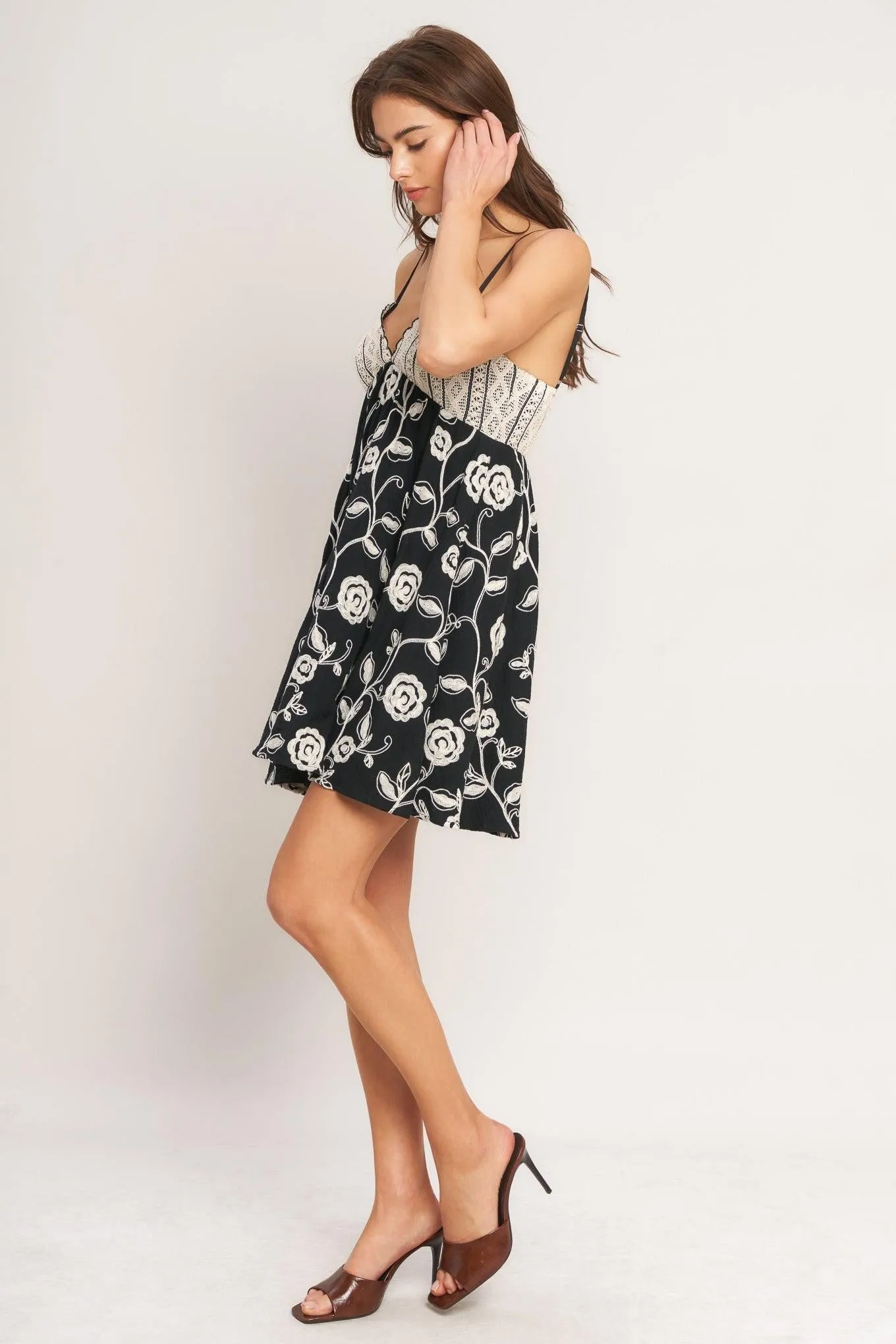 Dark Romance Woven Mini Dress sold by Zulily product image thumbnail 5