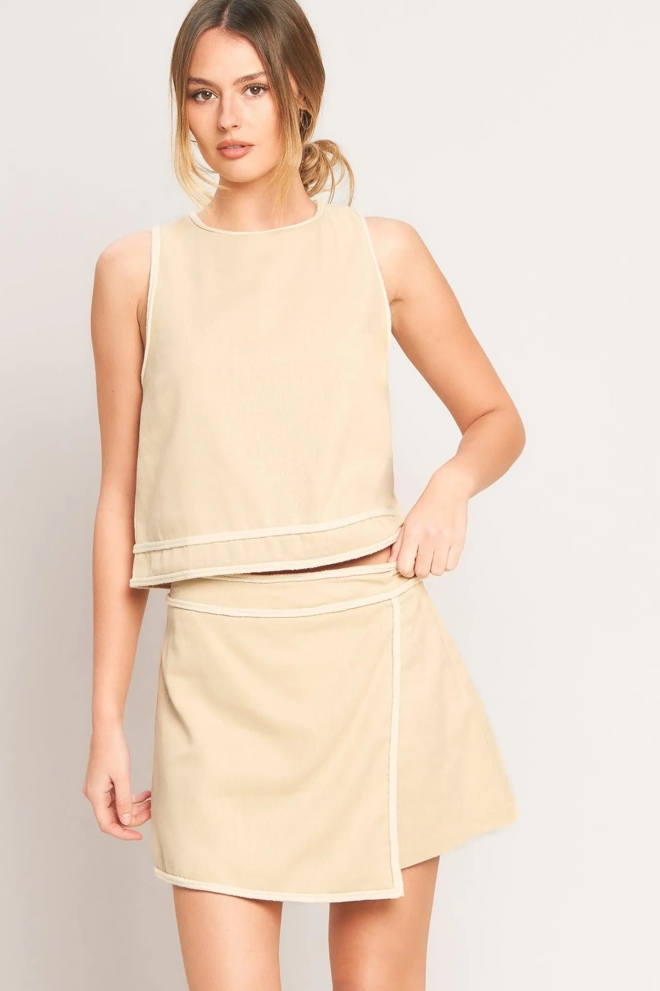 Elevated Essential Woven Skort sold by Zulily product image thumbnail 3