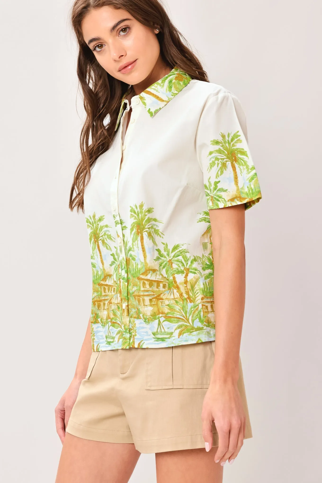 Palm Current Woven Top sold by Zulily product image thumbnail 5