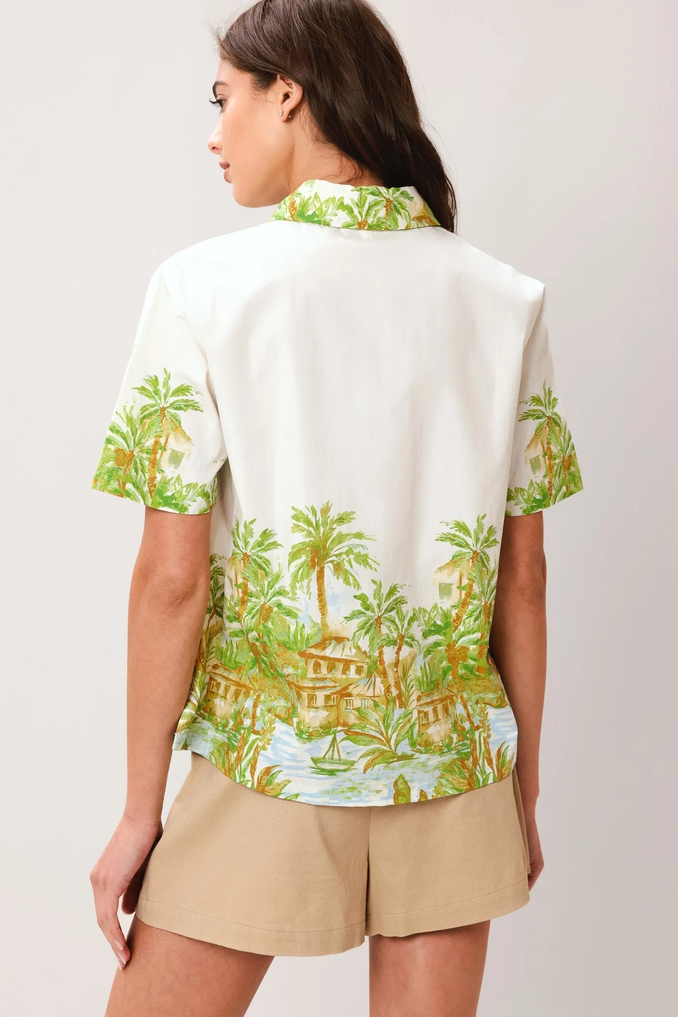 Palm Current Woven Top sold by Zulily product image thumbnail 2