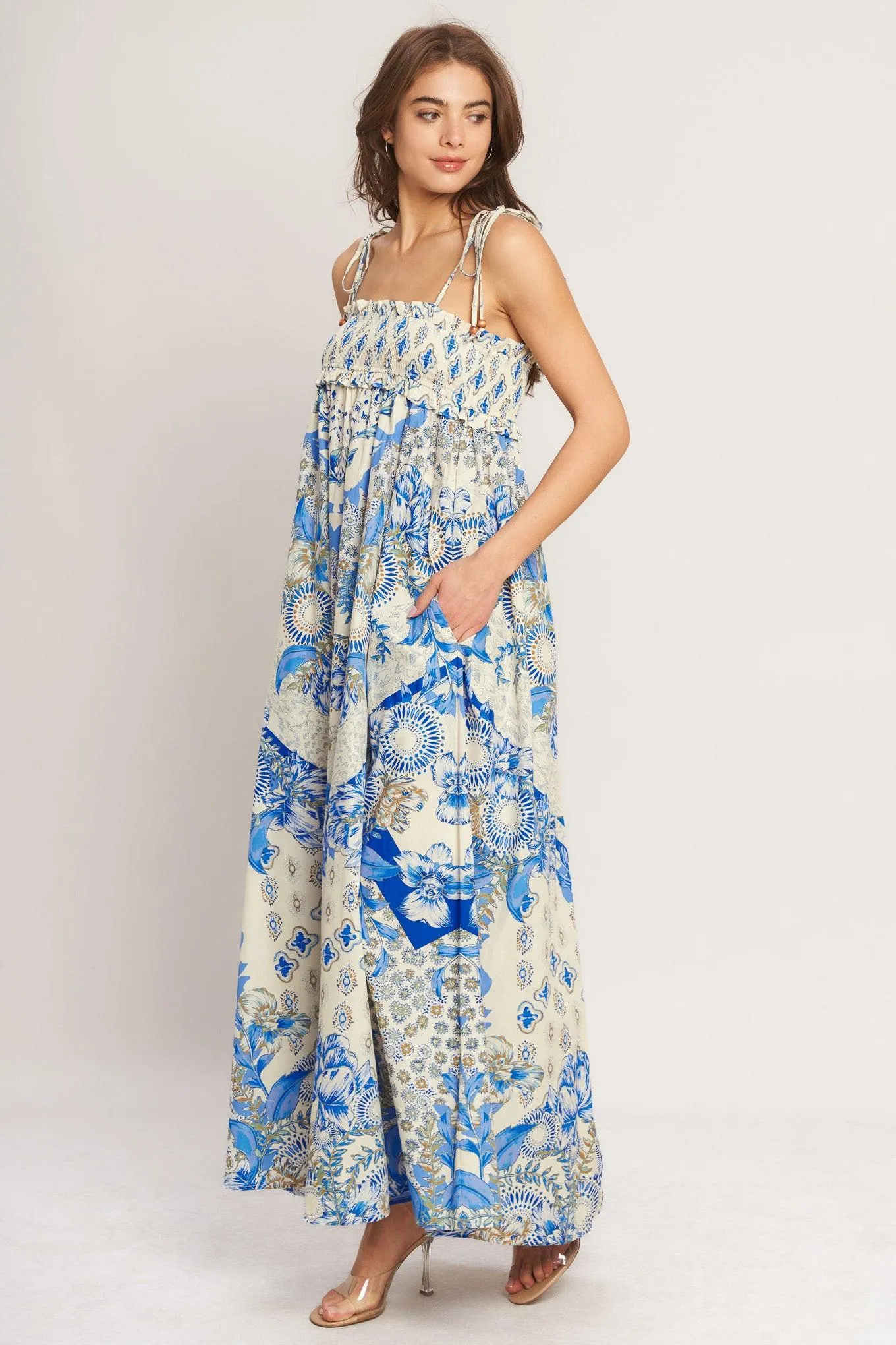 Coastal Dream Woven Maxi Dress sold by Zulily product image thumbnail 3
