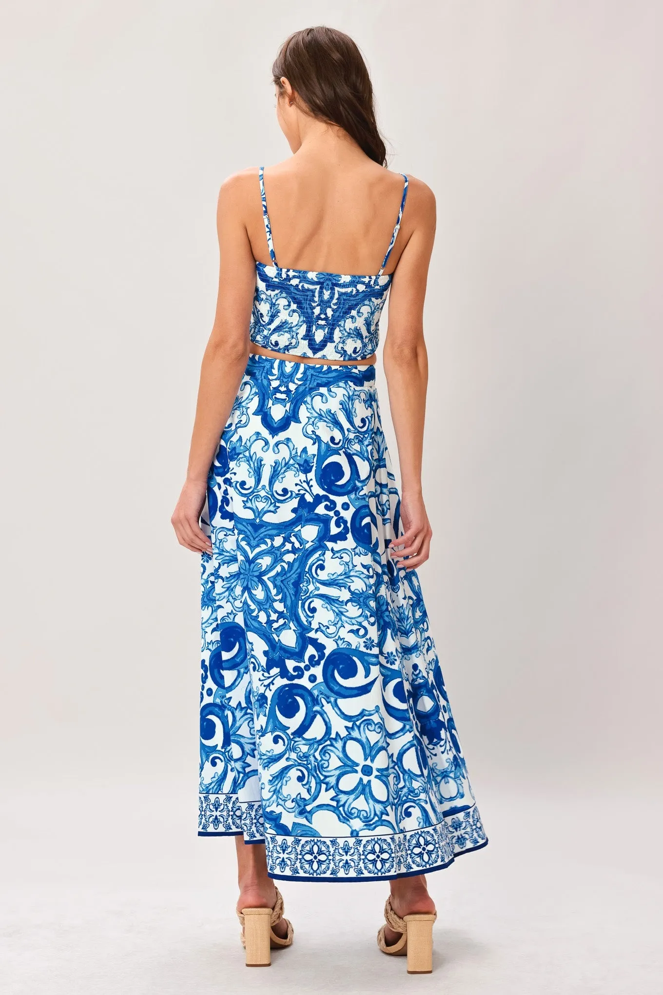 Coastal Mosaic Woven Midi Circle Skirt sold by Zulily product image thumbnail 2