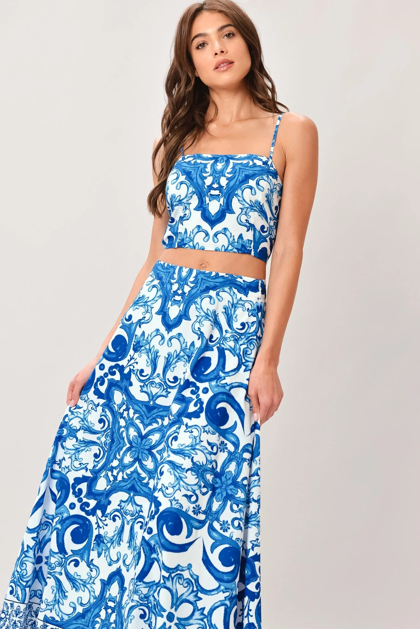 Coastal Mosaic Woven Midi Circle Skirt sold by Zulily product image thumbnail 4