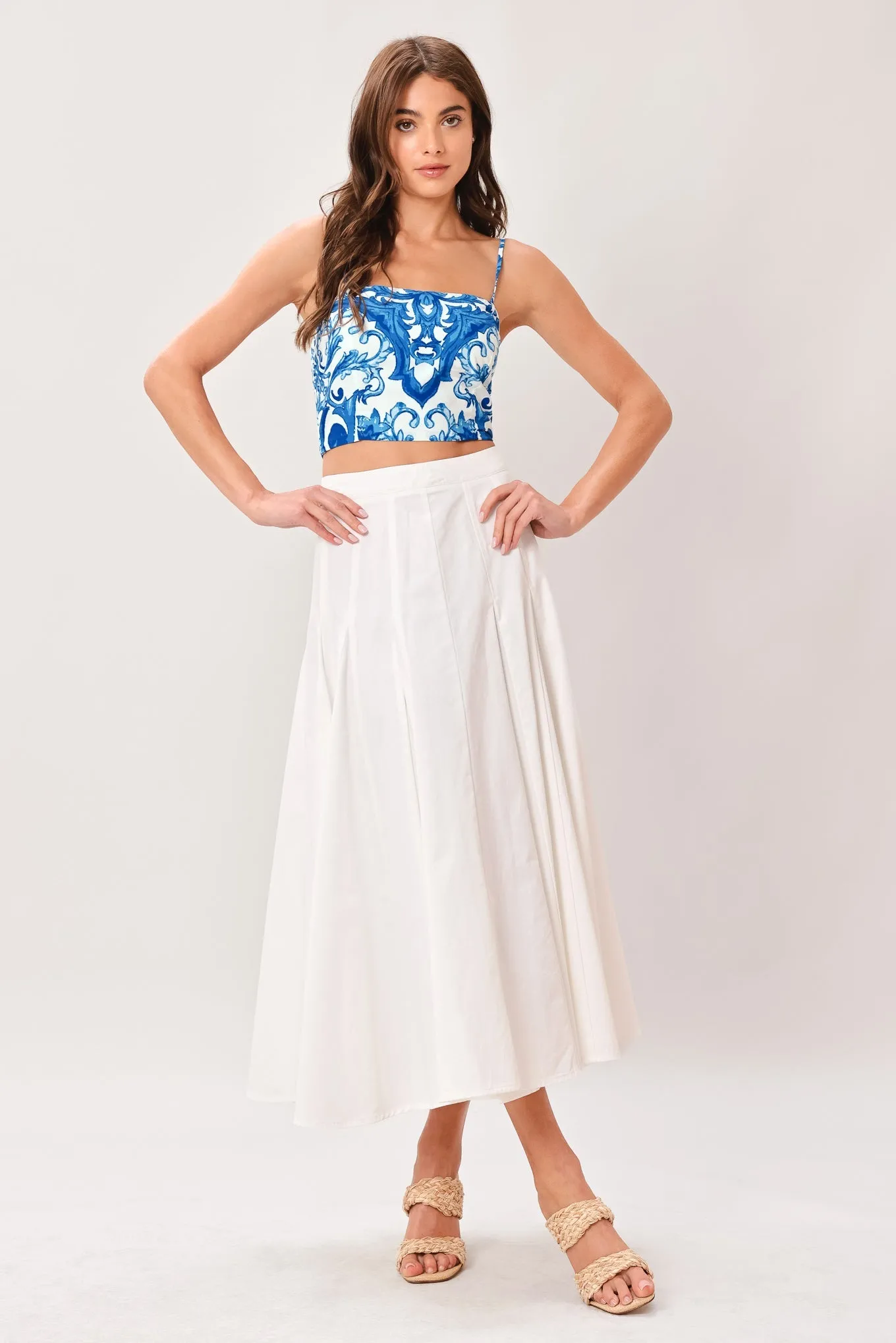 Coastal Mosaic Woven Crop Top sold by Zulily product image thumbnail 3