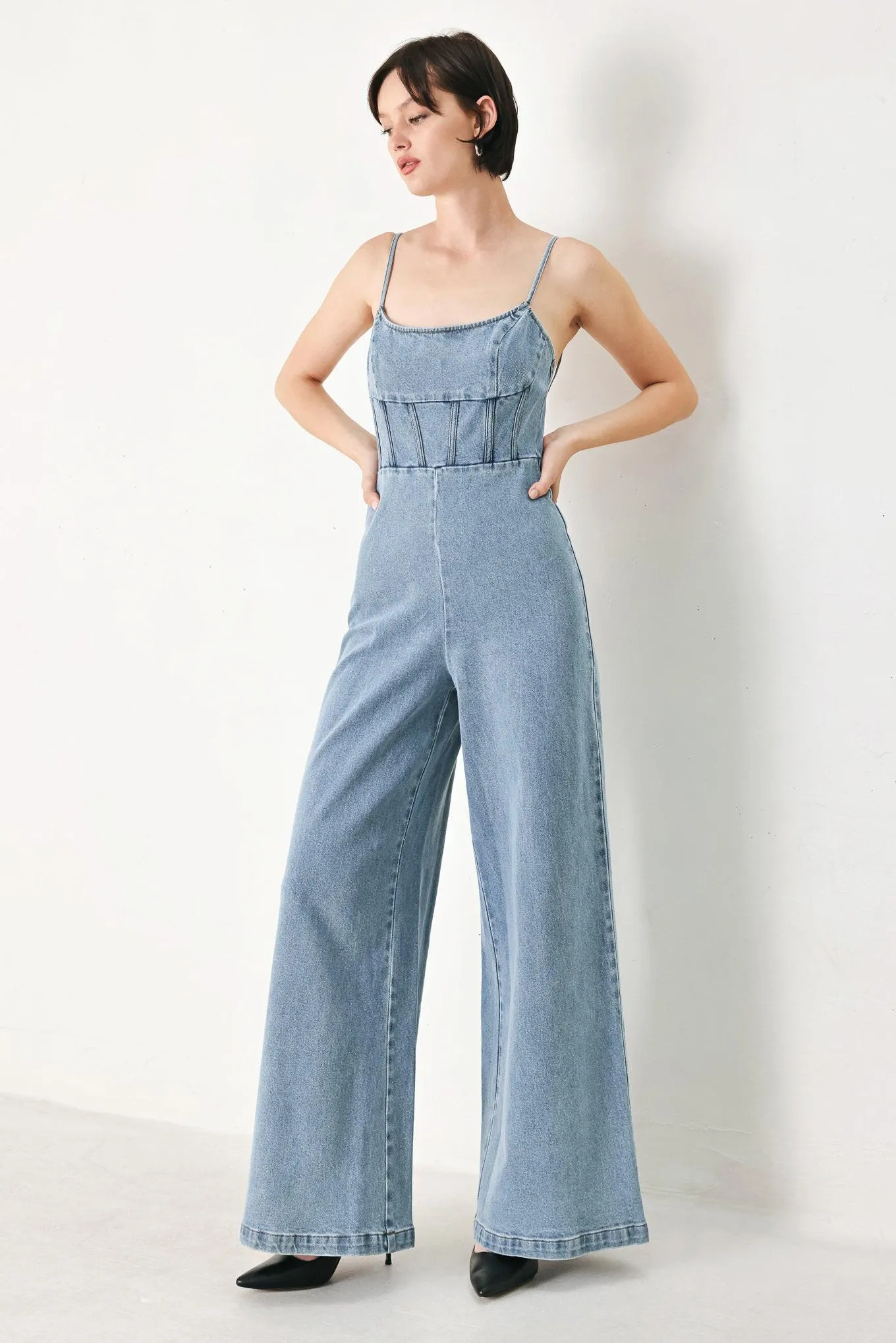 Skyline Sweetheart Denim Jumpsuit sold by Zulily product image thumbnail 5