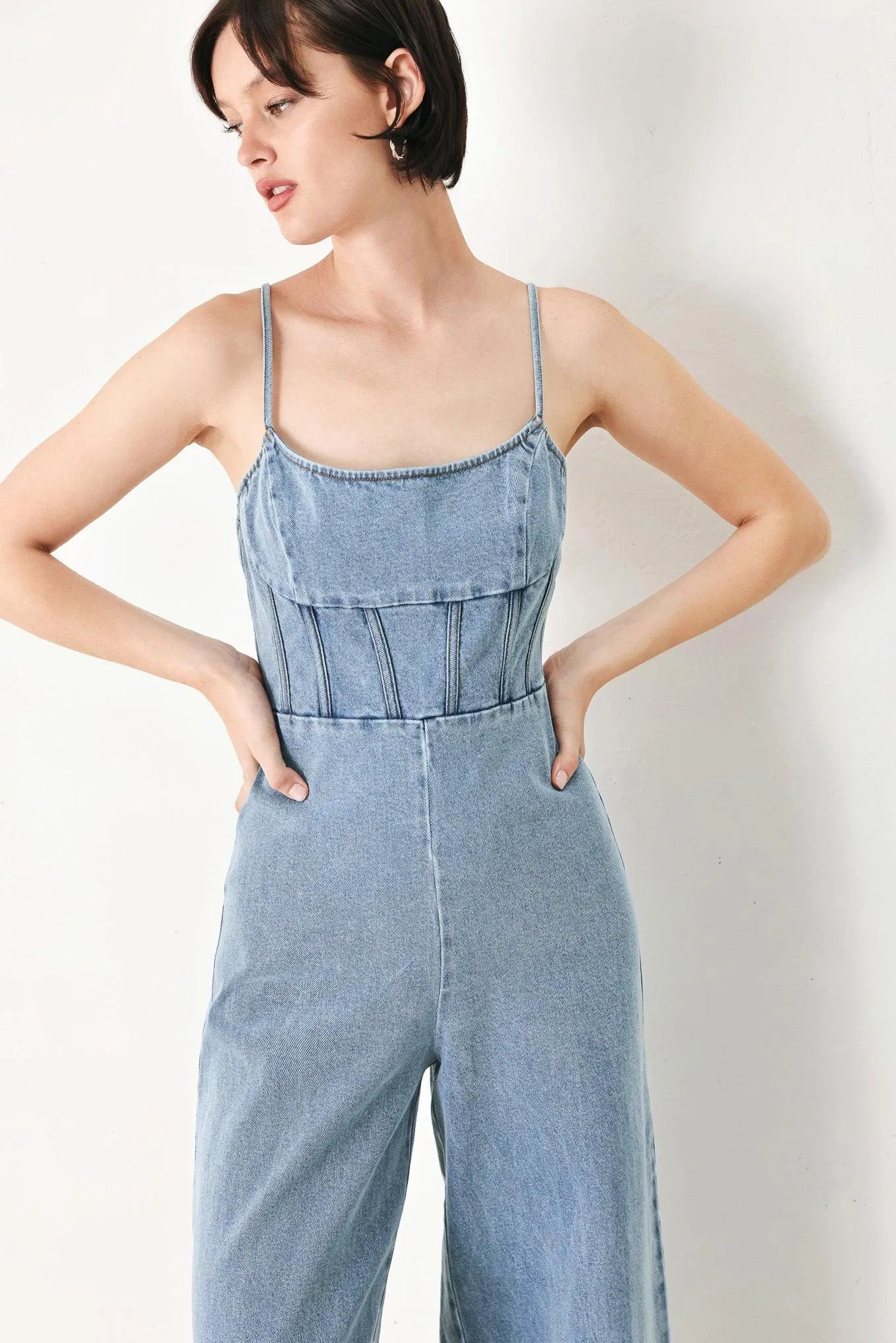 Skyline Sweetheart Denim Jumpsuit sold by Zulily product image thumbnail 3