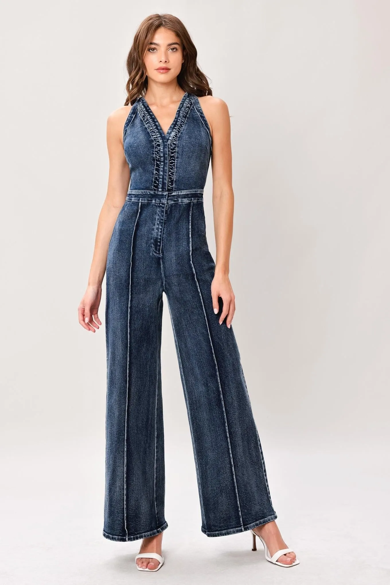 Cool Structure Denim Jumpsuit sold by Zulily product image thumbnail 4