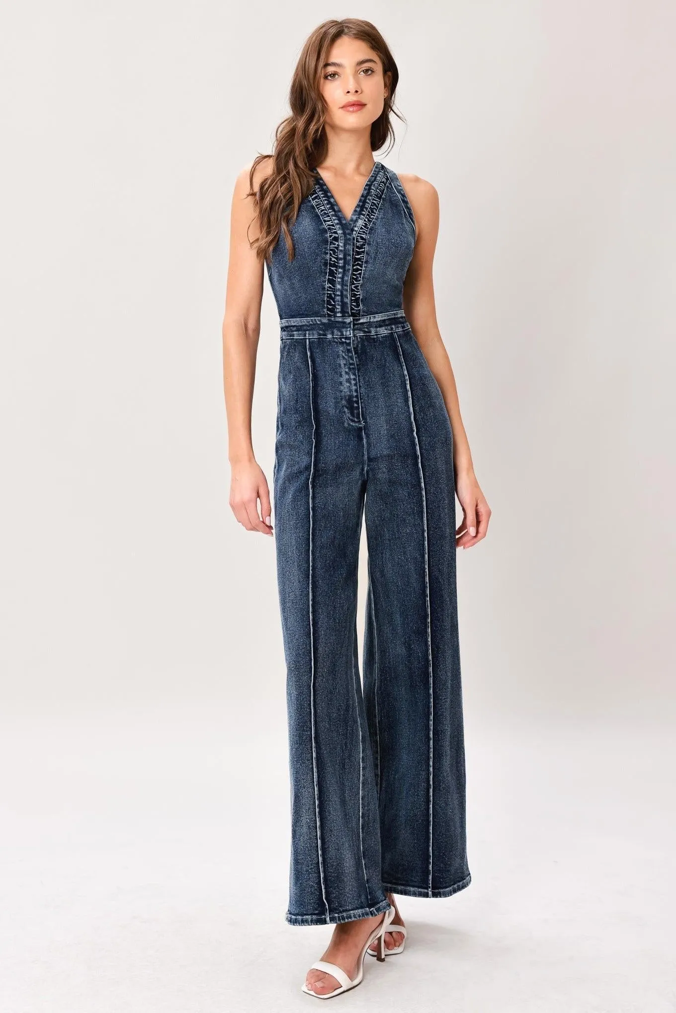 Cool Structure Denim Jumpsuit sold by Zulily
