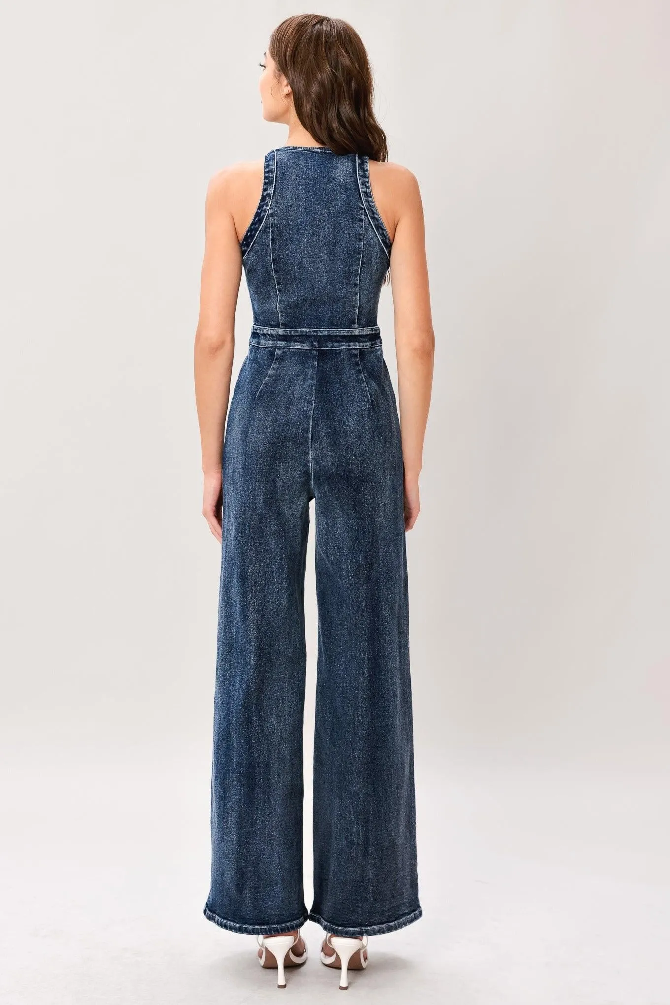 Cool Structure Denim Jumpsuit sold by Zulily product image thumbnail 2