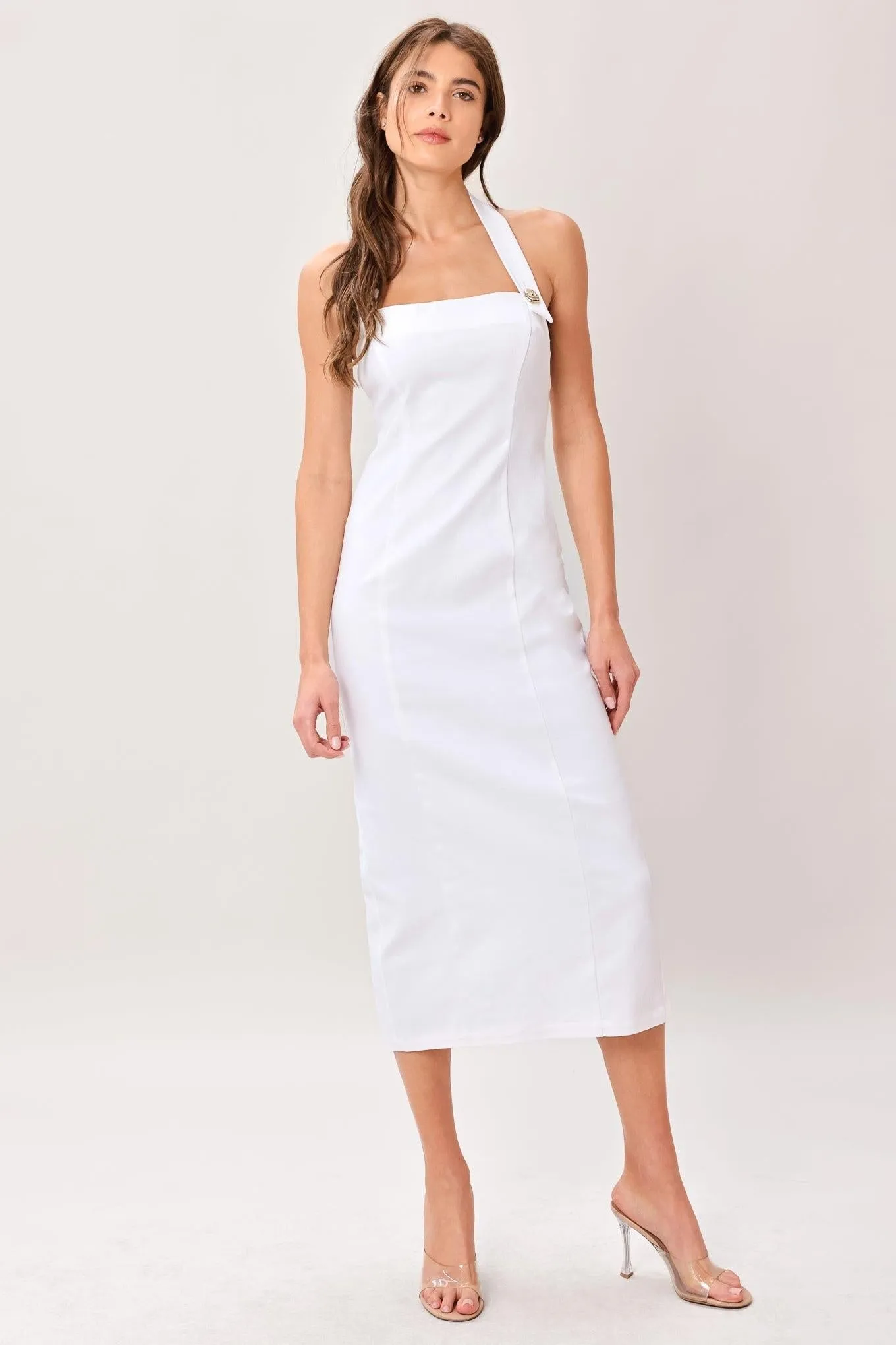 Luxe Essence Woven Midi Dress sold by Zulily product image thumbnail 5