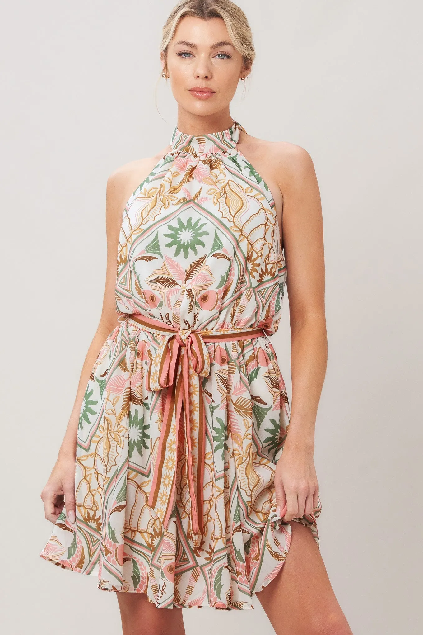 Soft Voyage Woven Mini Dress sold by Zulily