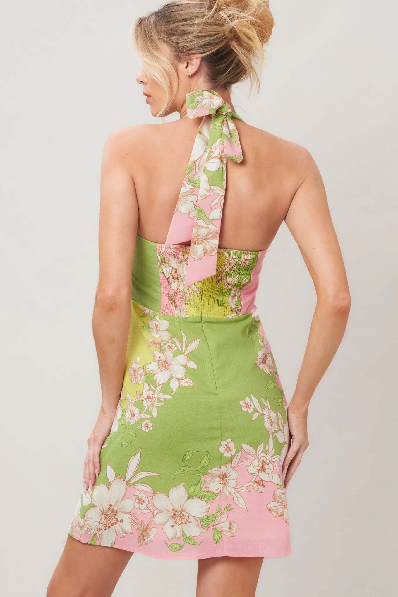 Glow Blossom Woven Mini Dress sold by Zulily product image thumbnail 2