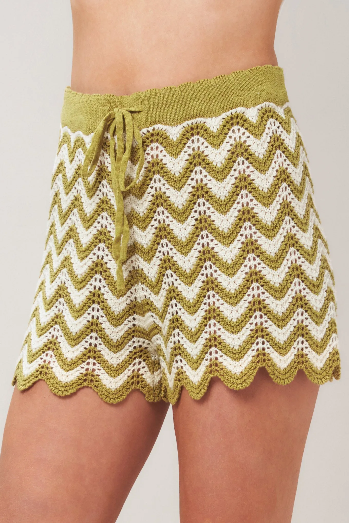 Sunset Stitch Crochet Knit Shorts sold by Zulily product image thumbnail 5