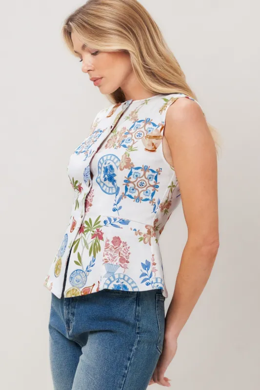 Summer Atelier Woven Vest made by Flying Tomato