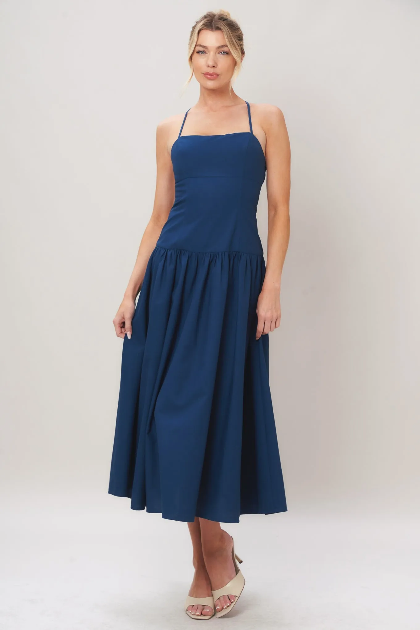 Refined Flow Woven Midi Dress sold by Zulily product image thumbnail 3