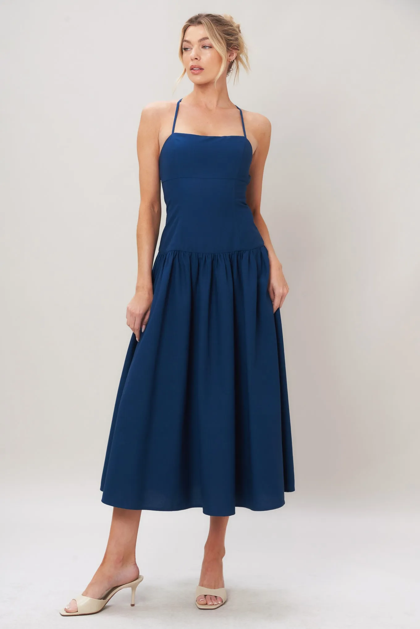 Refined Flow Woven Midi Dress sold by Zulily product image thumbnail 4