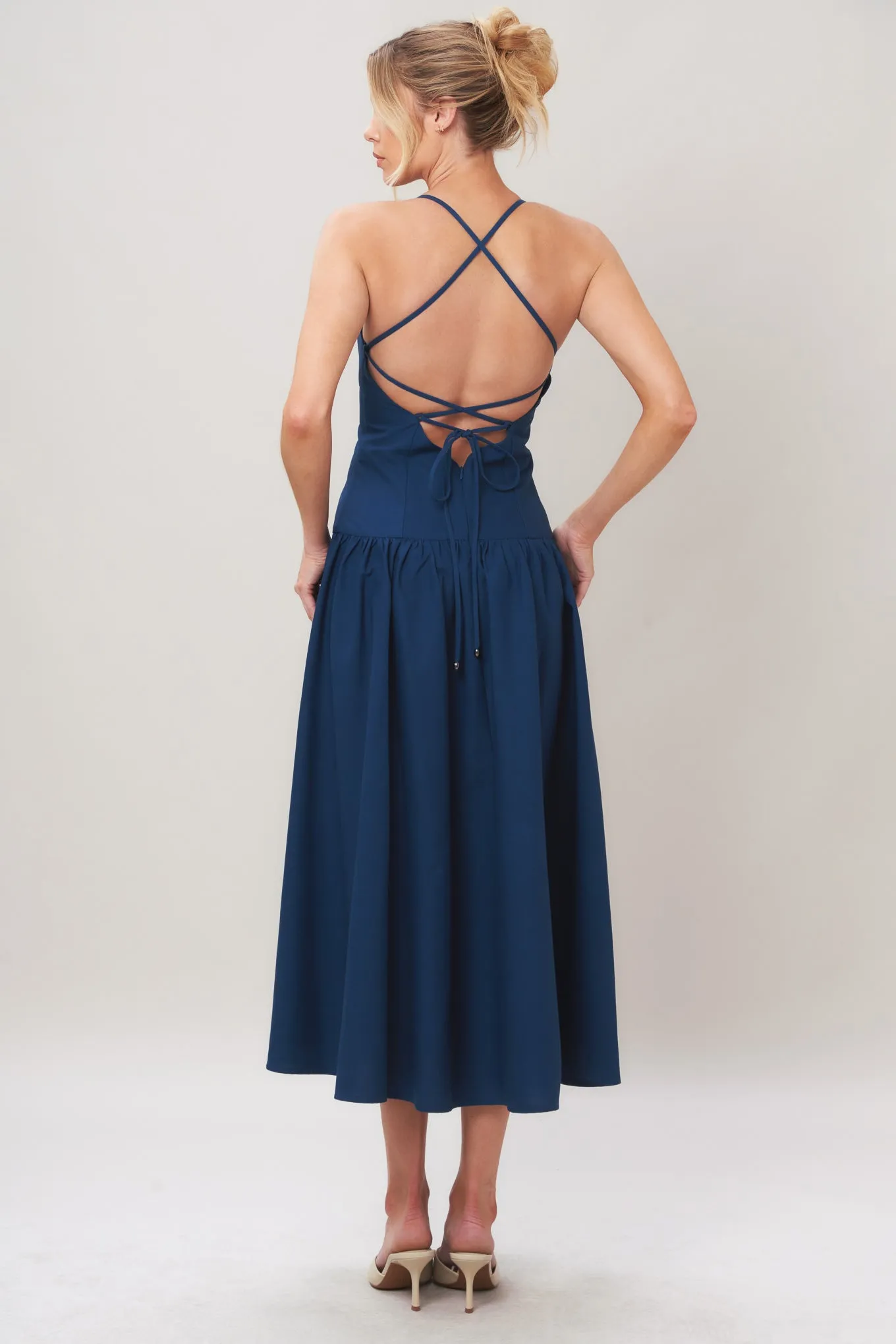 Refined Flow Woven Midi Dress sold by Zulily product image thumbnail 2