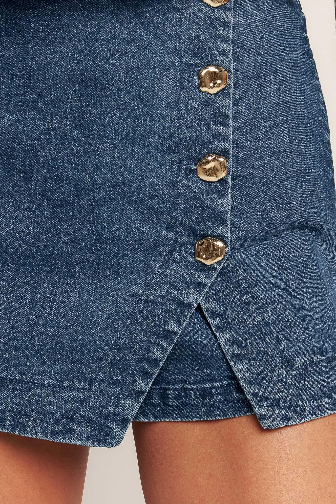 No Second Thought Denim Skirt sold by Zulily product image thumbnail 5