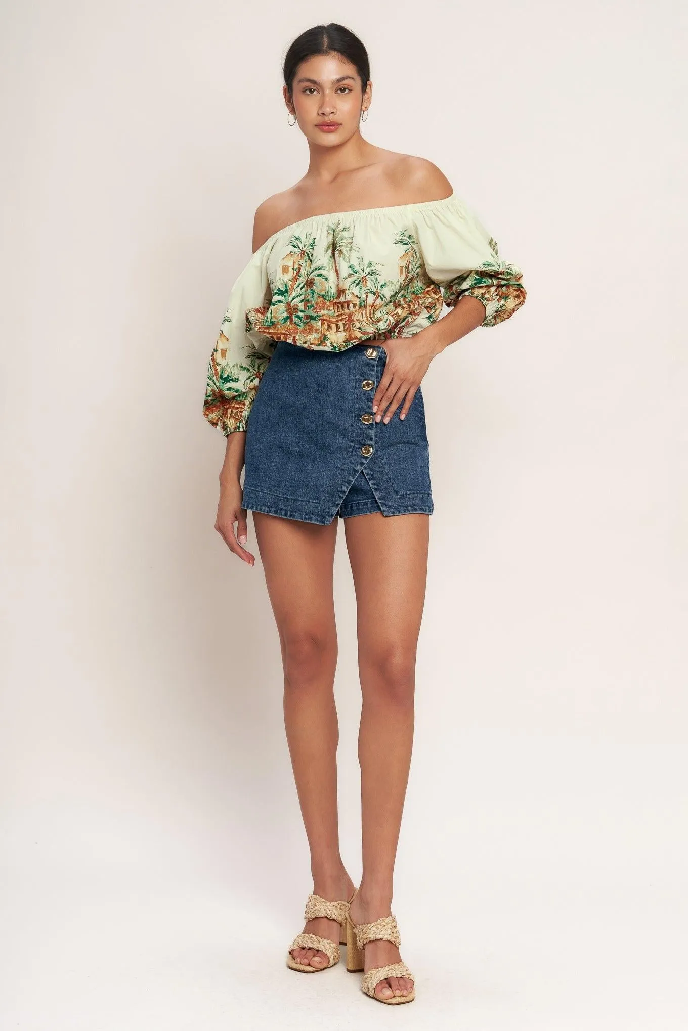 No Second Thought Denim Skirt sold by Zulily product image thumbnail 2